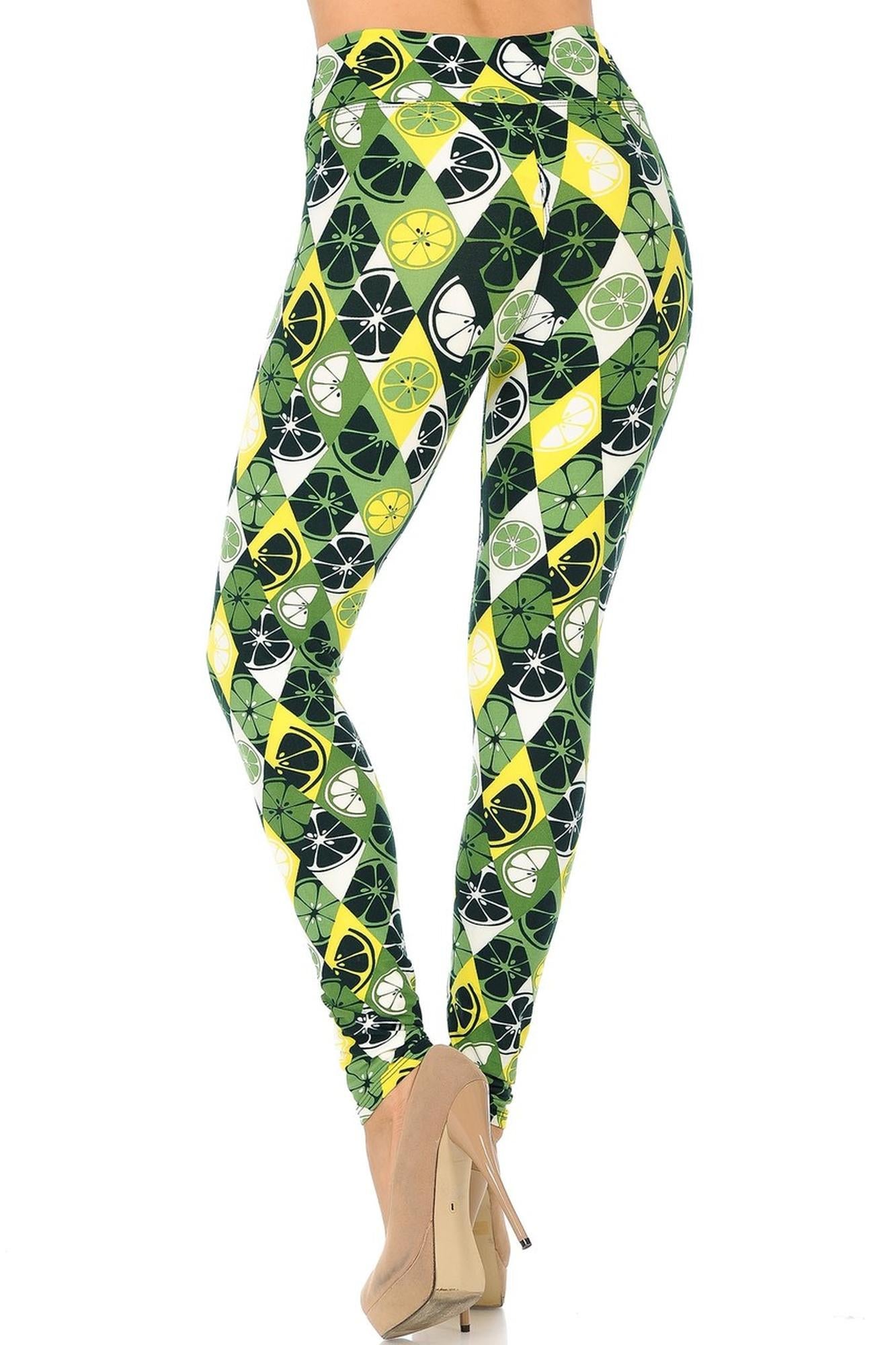 Wholesale Buttery Soft Luck of the Irish Lime High Waisted Leggings
