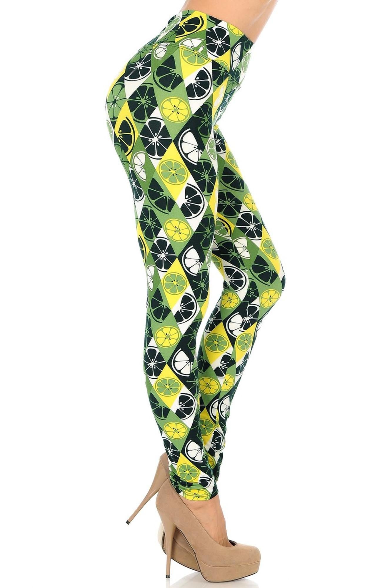 Wholesale Buttery Soft Luck of the Irish Lime High Waisted Leggings