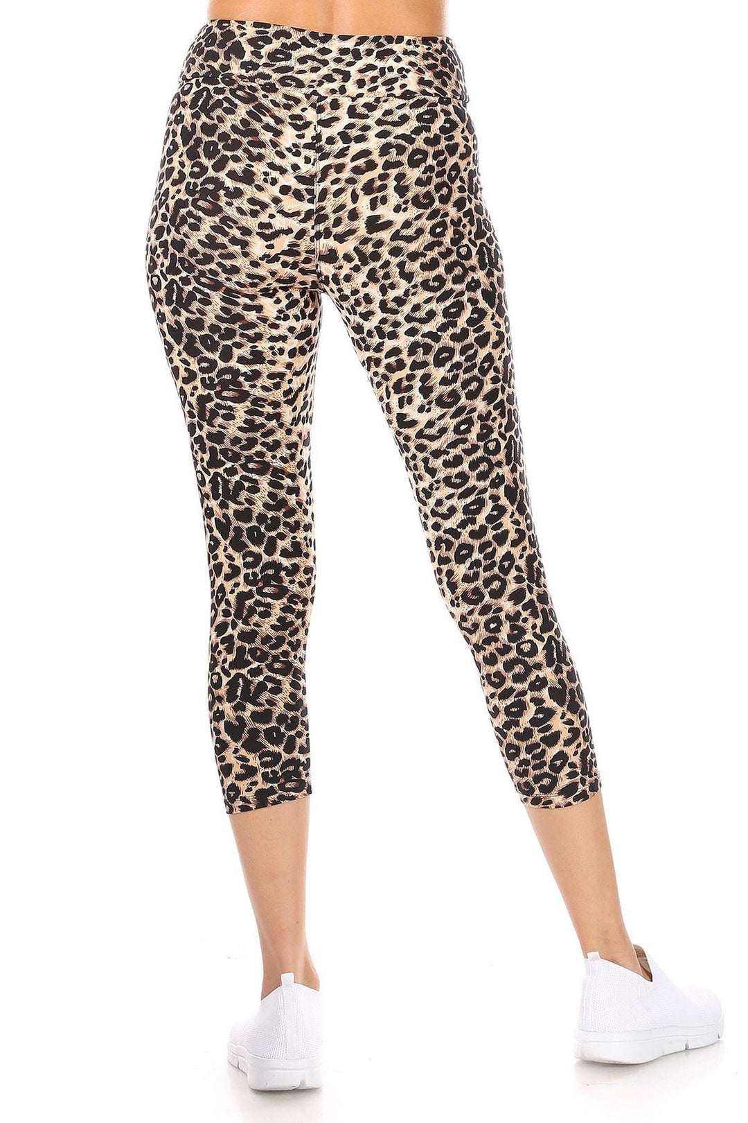 Wholesale Buttery Smooth Feral Cheetah High Waisted Capris