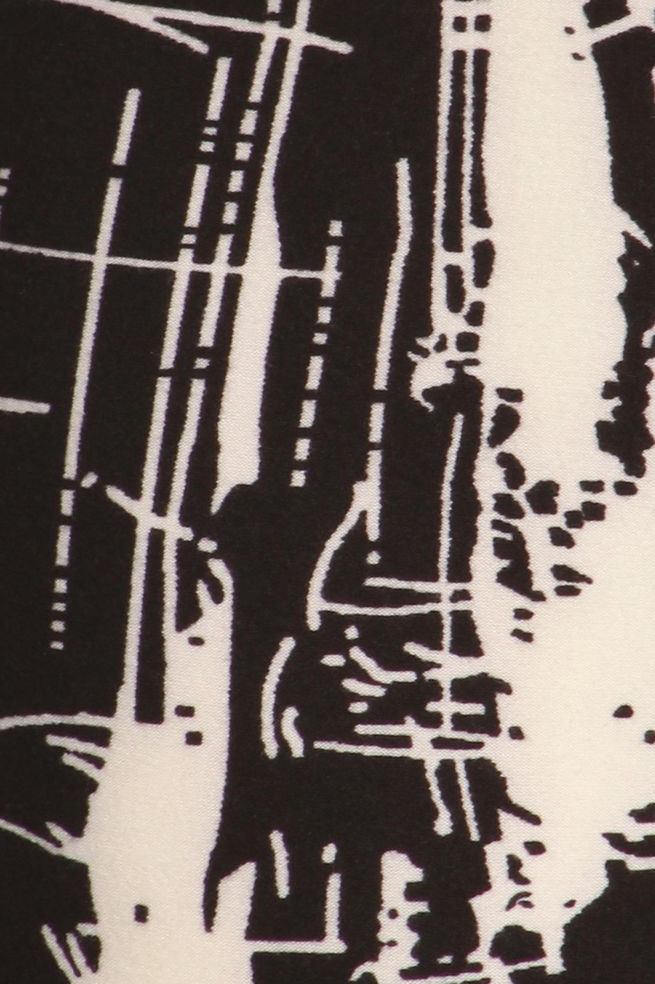 Wholesale Buttery Smooth Splattered Lines High Waisted Leggings