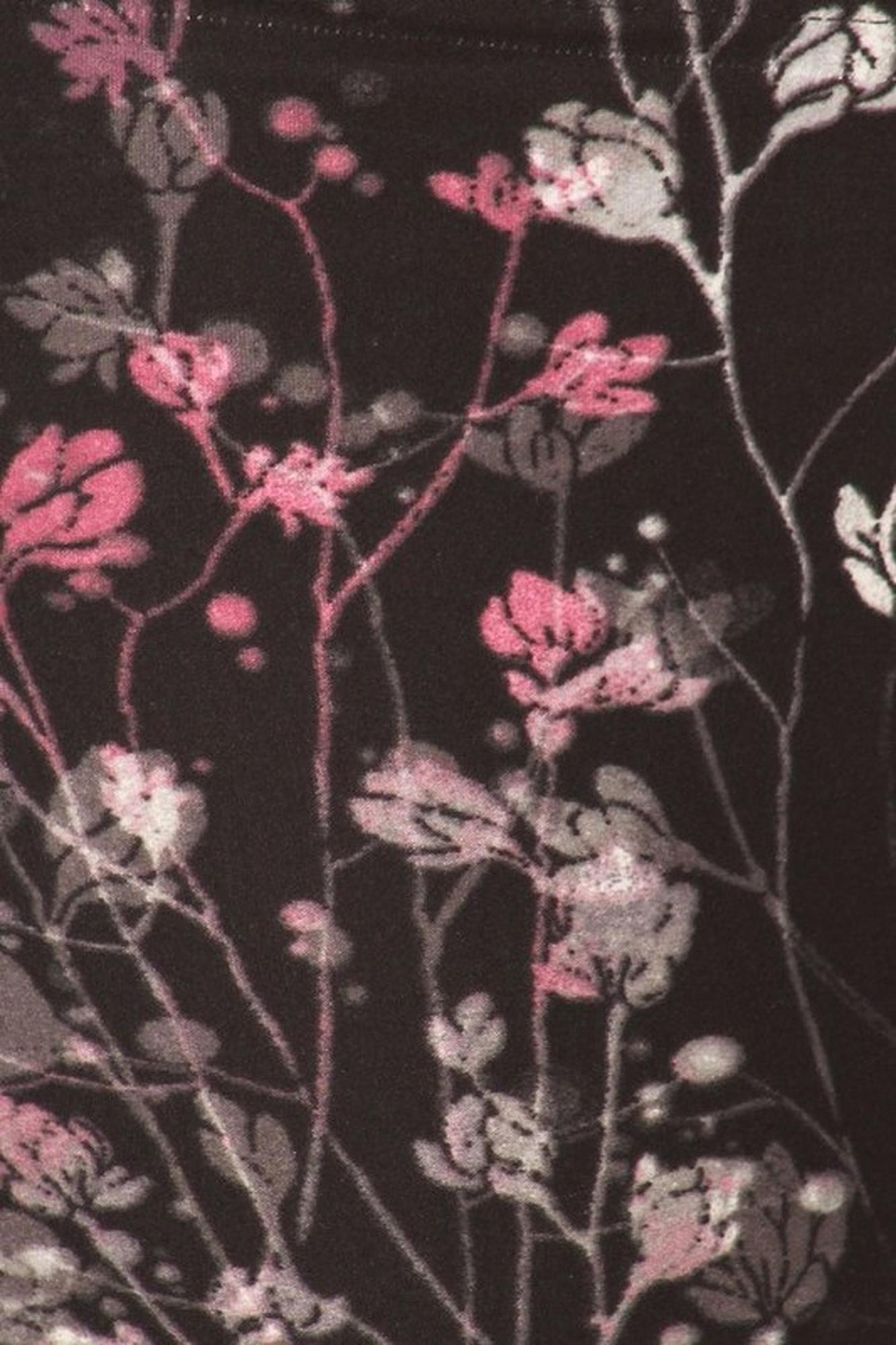 Wholesale Buttery Smooth Dainty Floral Blossom High Waist Leggings - 5 Inch Waist