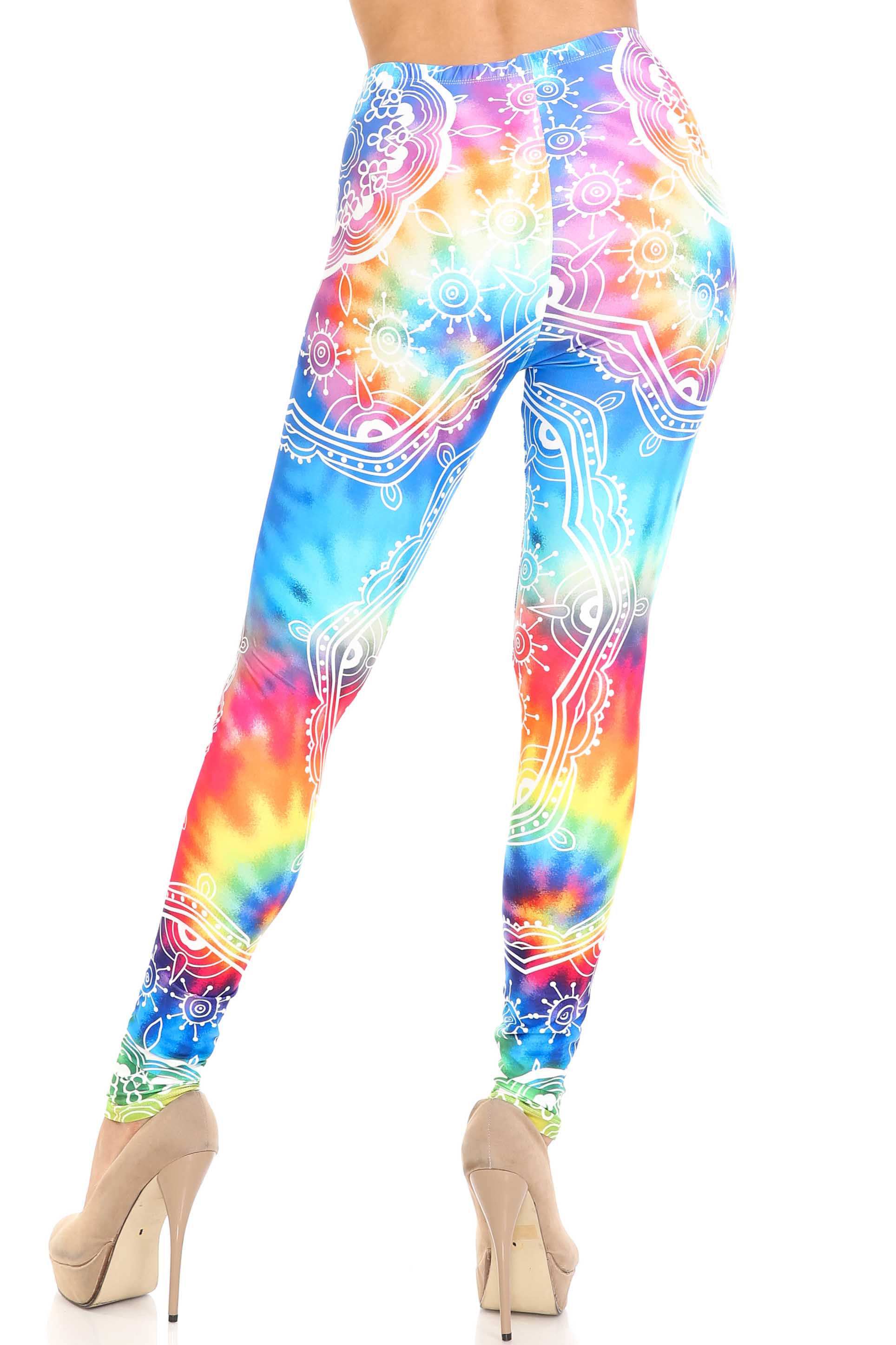Wholesale Creamy Soft California Tie Dye Leggings - By USA Fashion