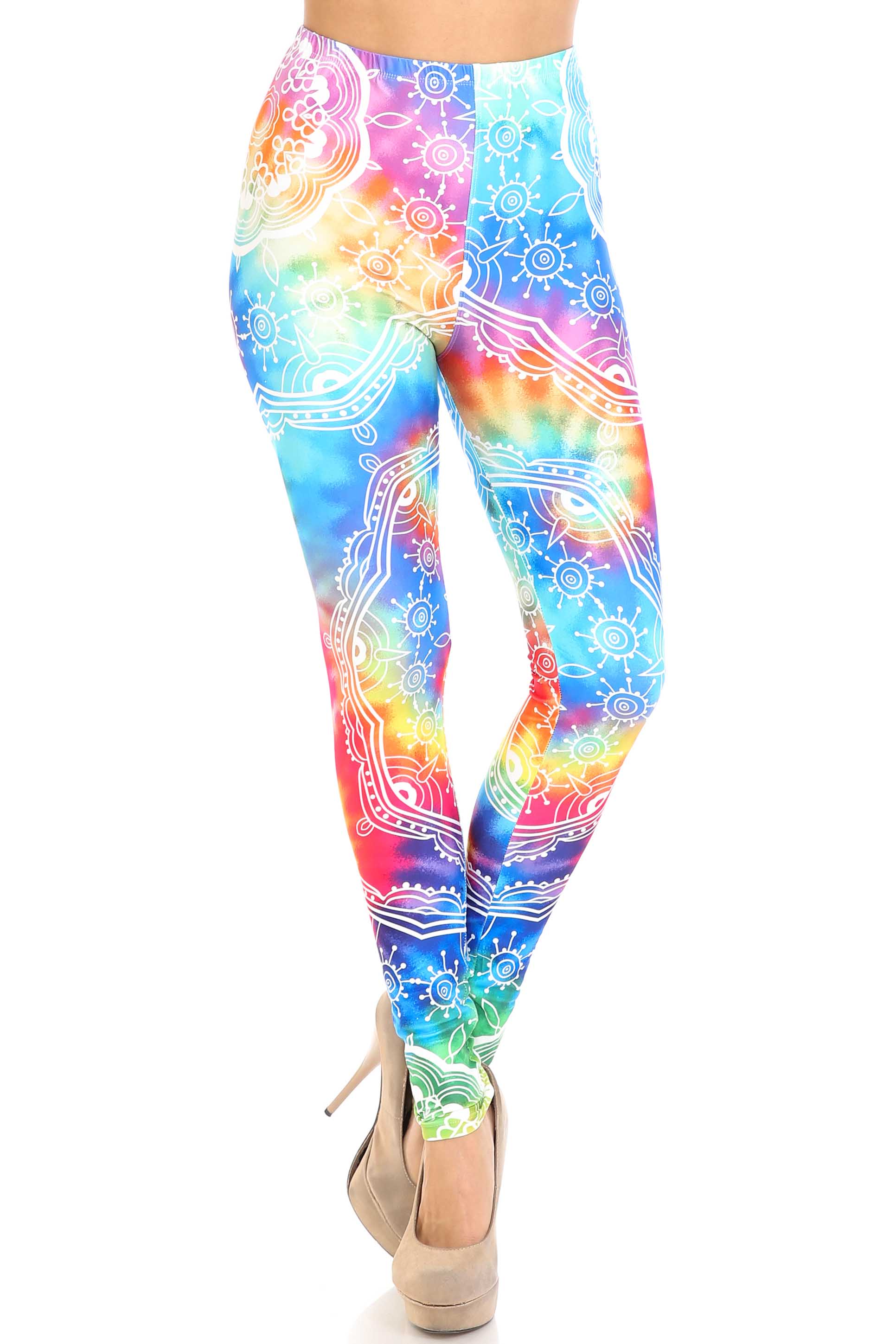 Wholesale Creamy Soft California Tie Dye Leggings - By USA Fashion