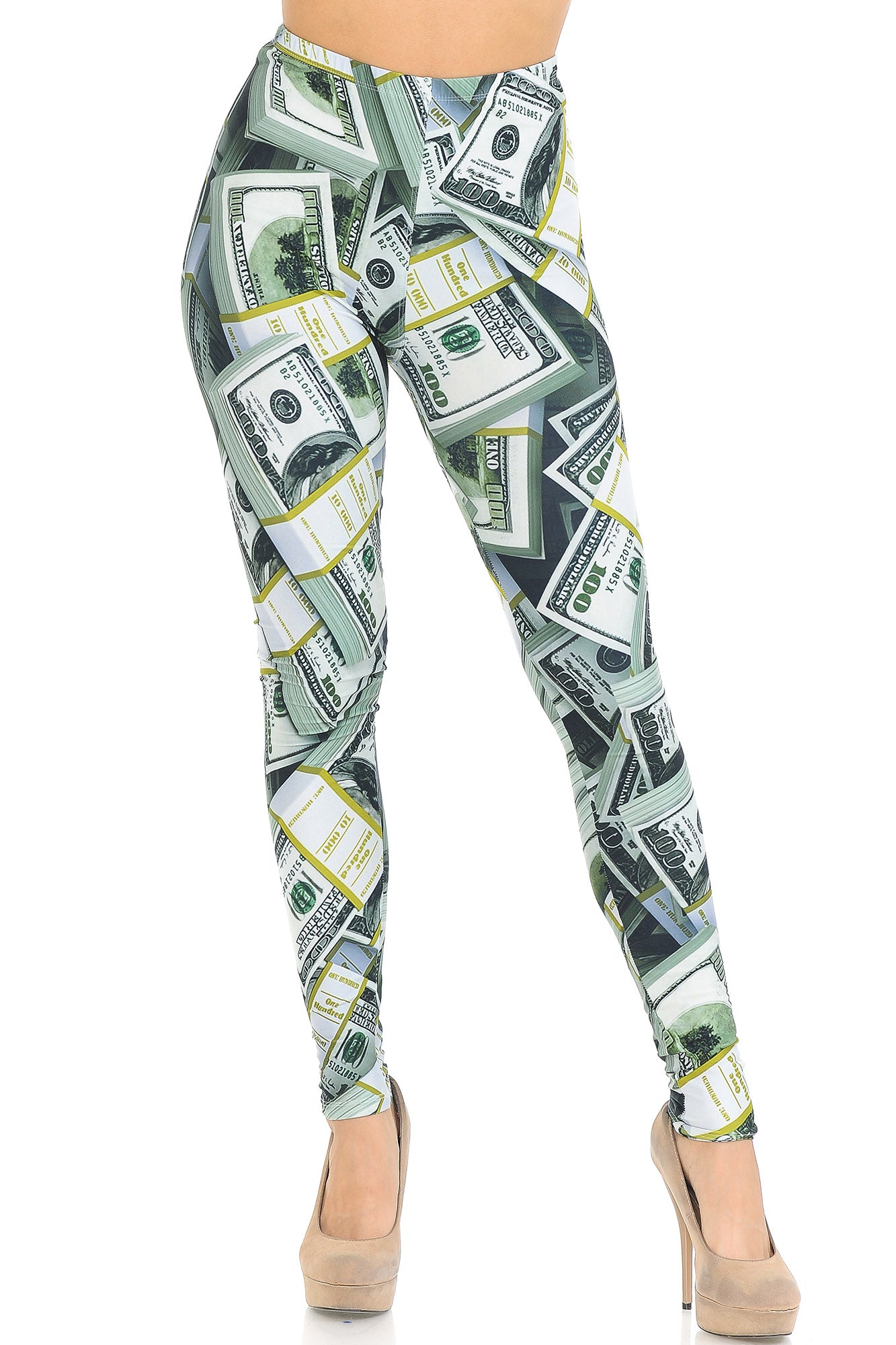Wholesale Creamy Soft Cash Money Leggings - USA Fashion