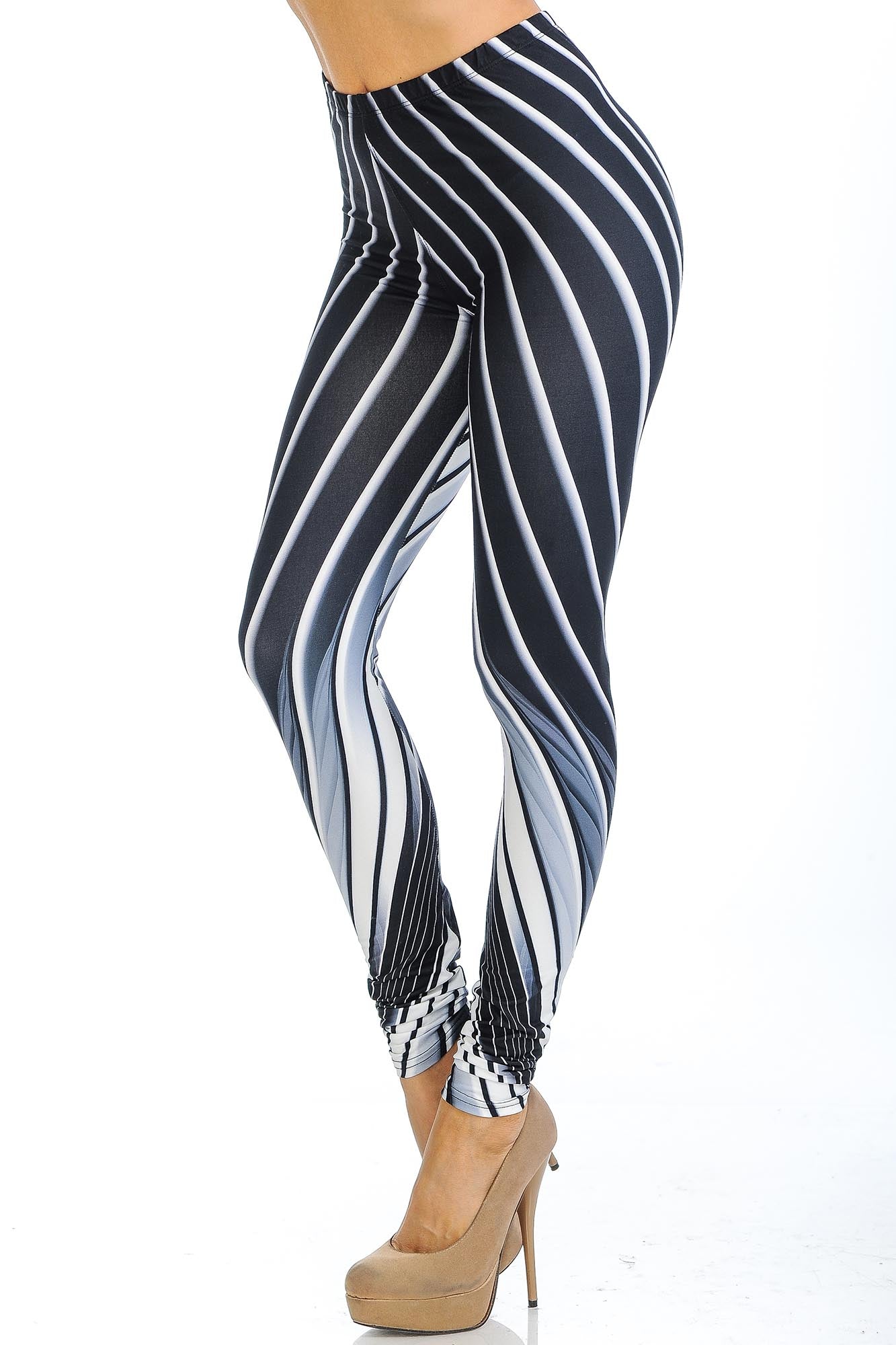 Wholesale Creamy Soft Contour Body Lines Extra Small Leggings - USA Fashion