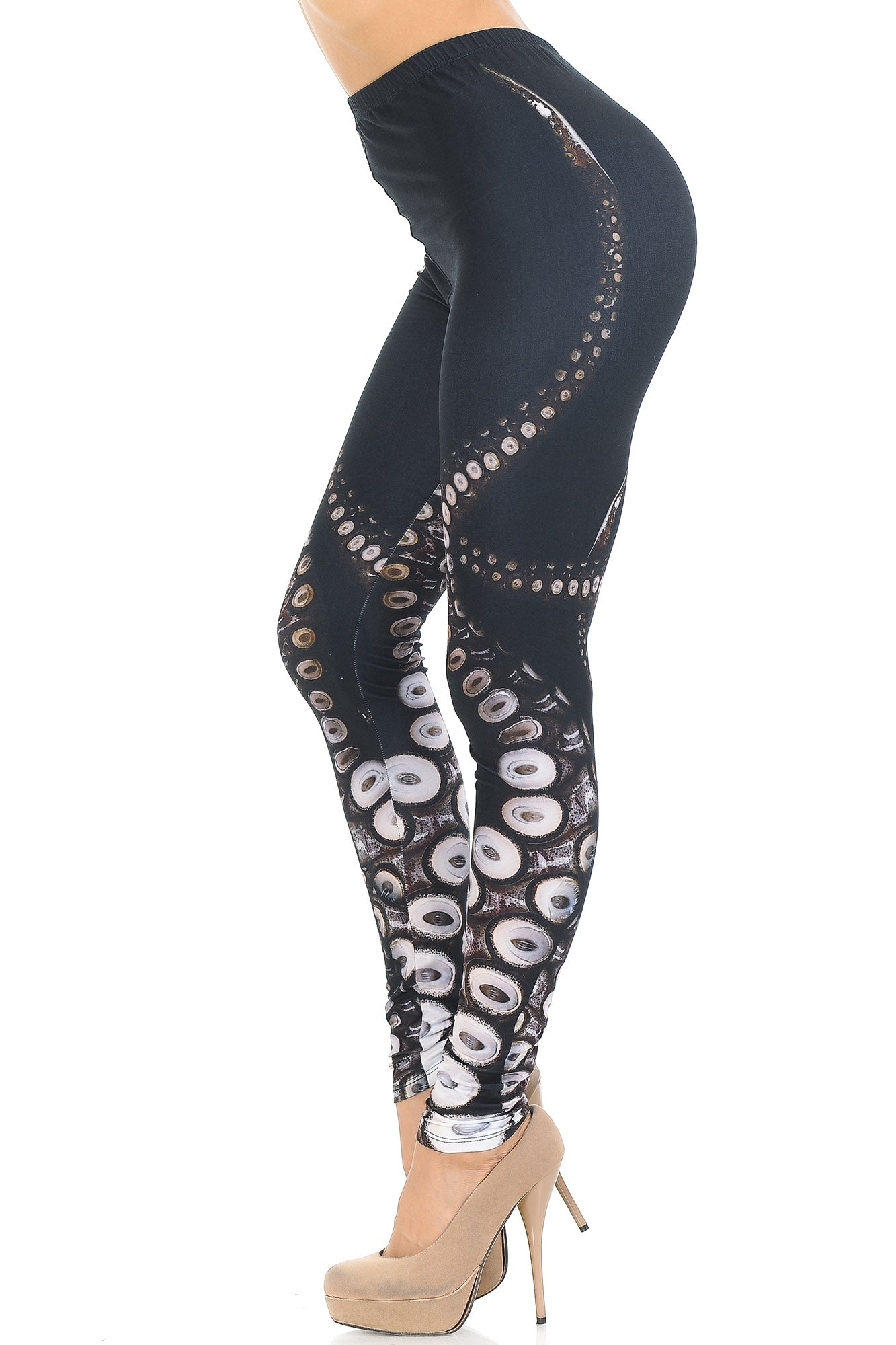 Wholesale Creamy Soft Tentacle Extra Small Leggings - USA Fashion