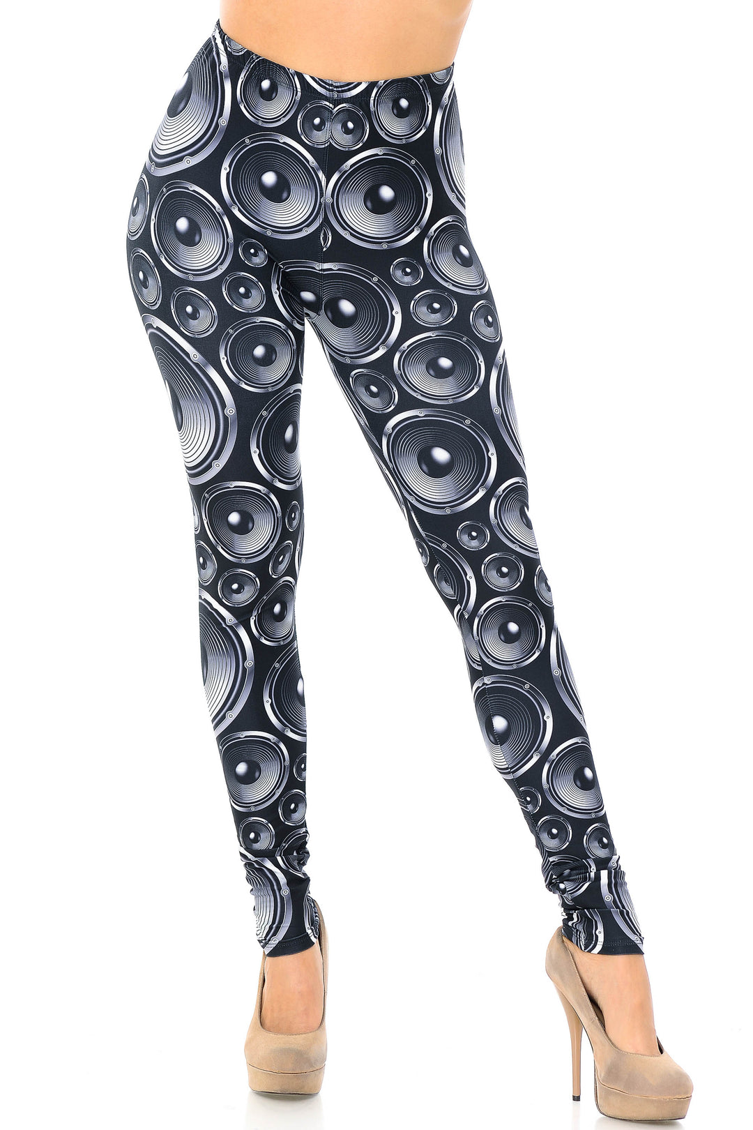 Wholesale Creamy Soft Speaker Leggings - USA Fashion