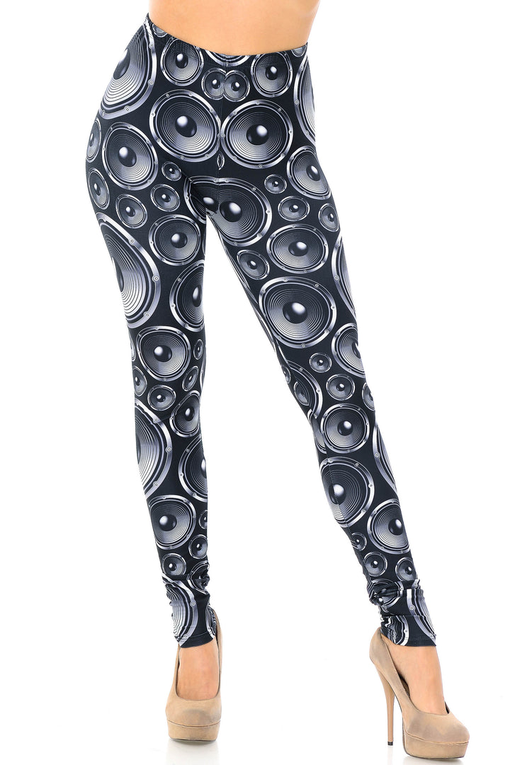 Wholesale Creamy Soft Speaker Leggings - USA Fashion
