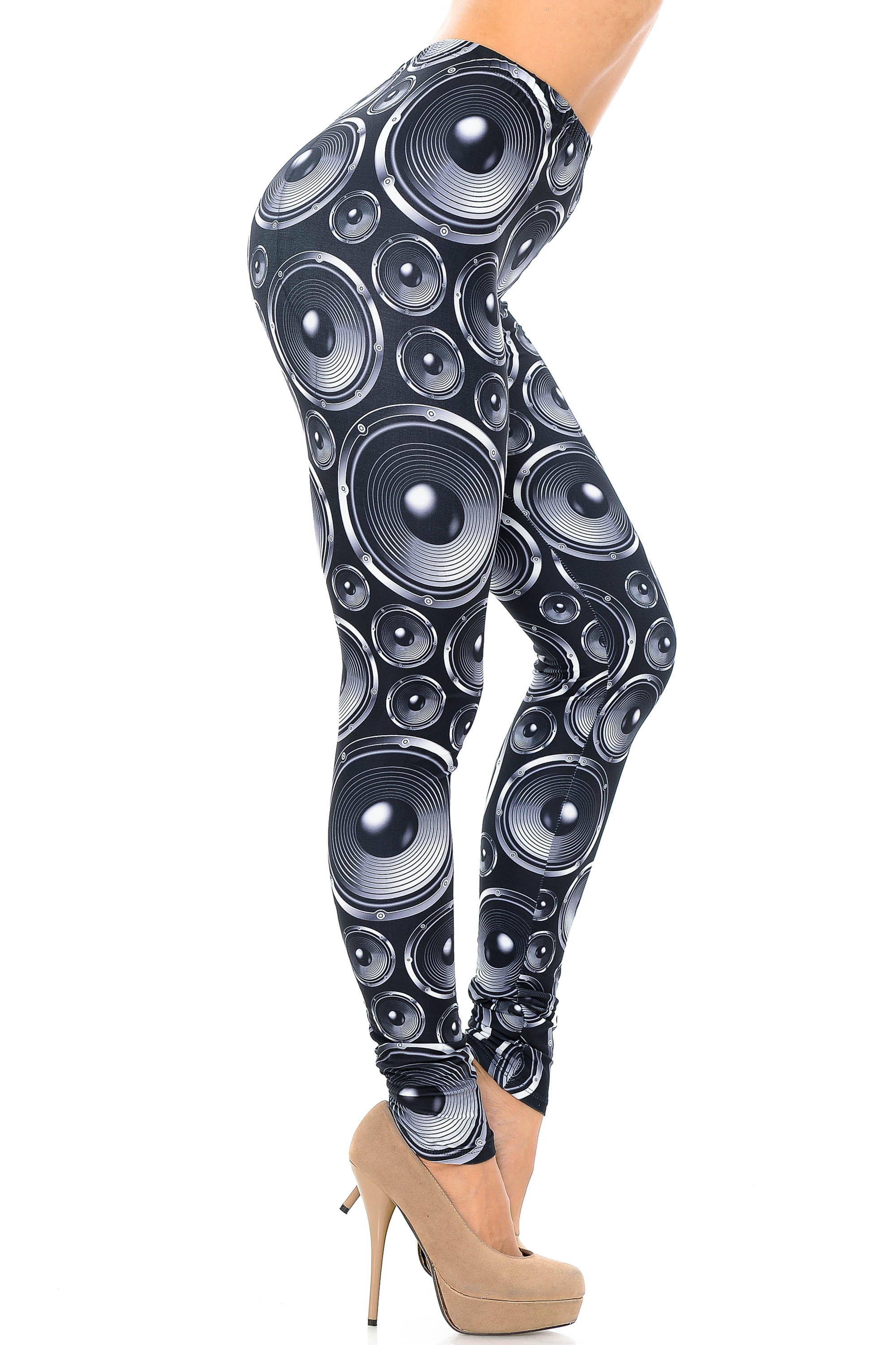 Wholesale Creamy Soft Speaker Leggings - USA Fashion