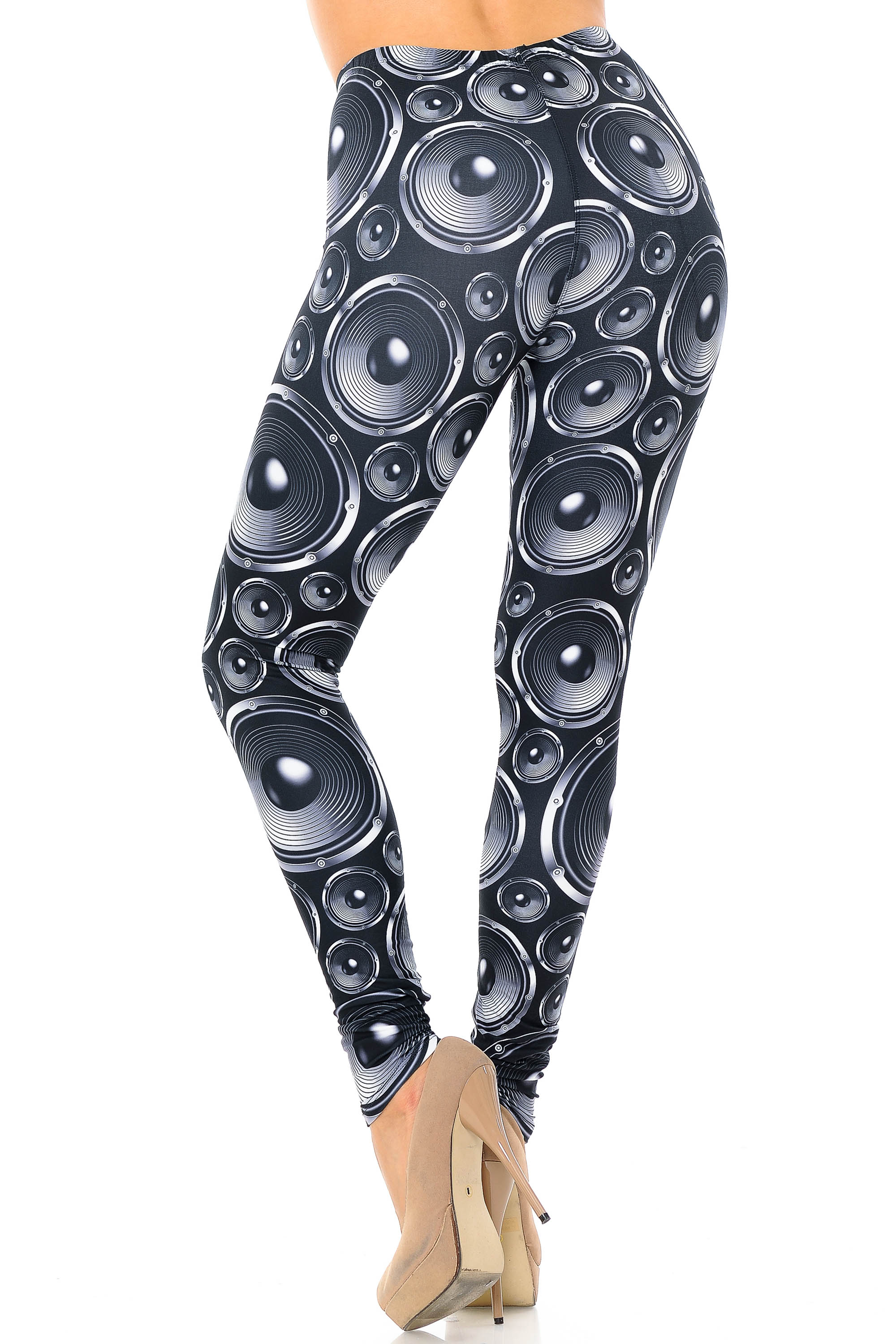 Wholesale Creamy Soft Speaker Leggings - USA Fashion