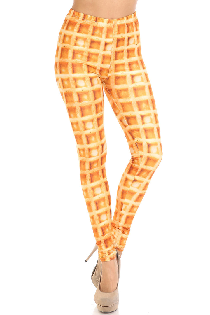 Wholesale Creamy Soft Waffle Leggings - By USA Fashion