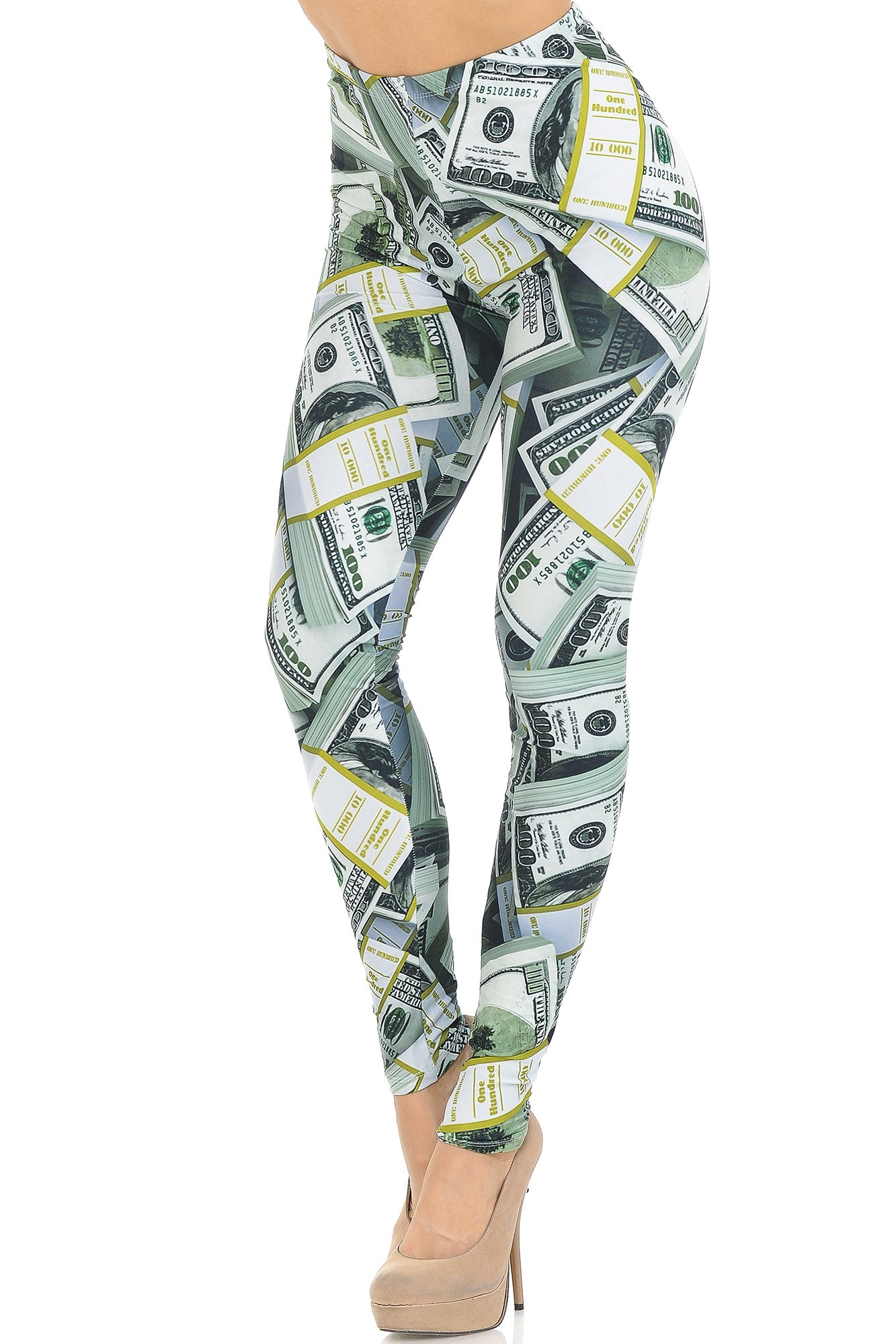 Wholesale Creamy Soft Cash Money Leggings - USA Fashion