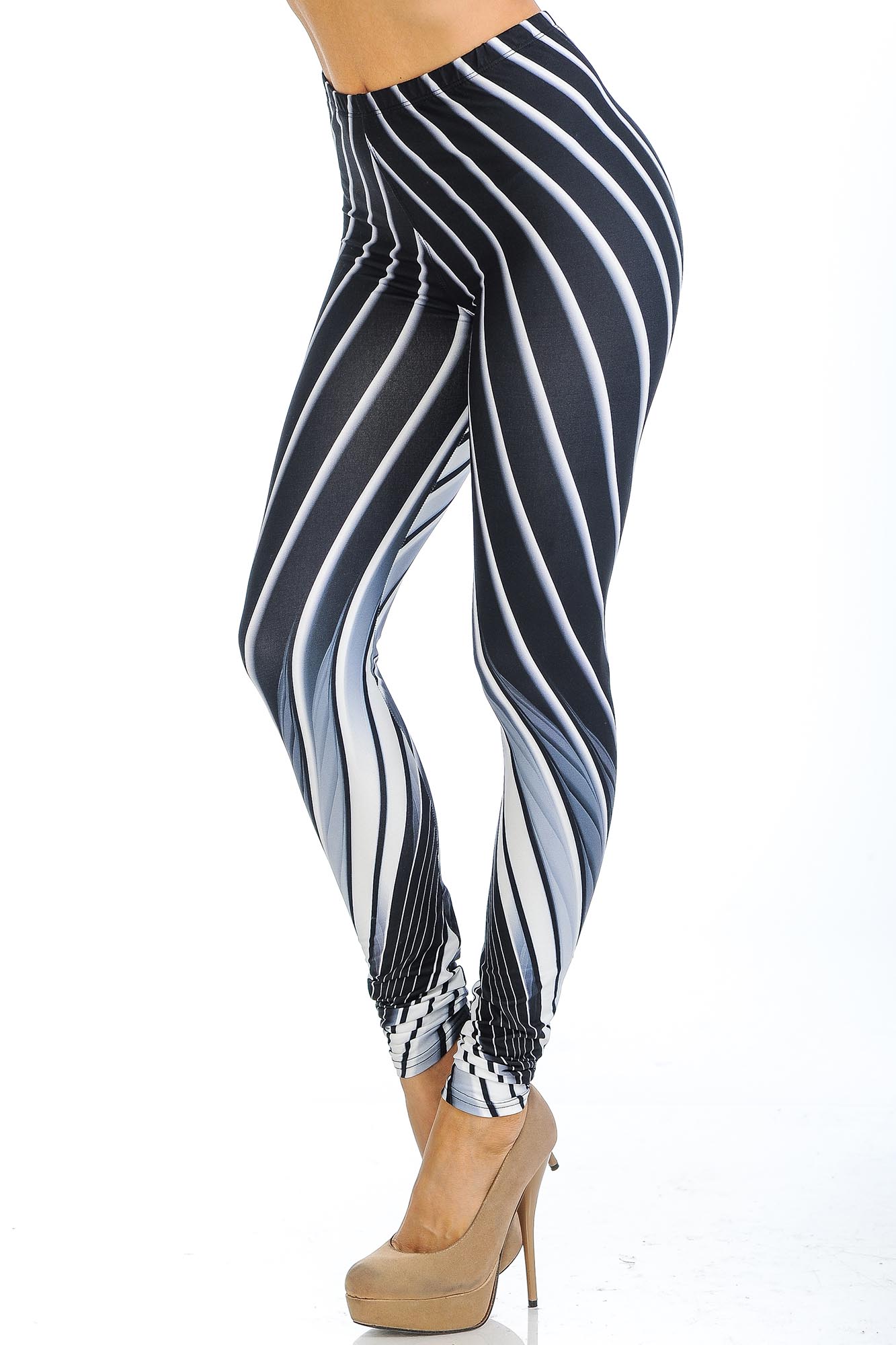 Wholesale Creamy Soft Contour Body Lines Extra Small Leggings - USA Fashion