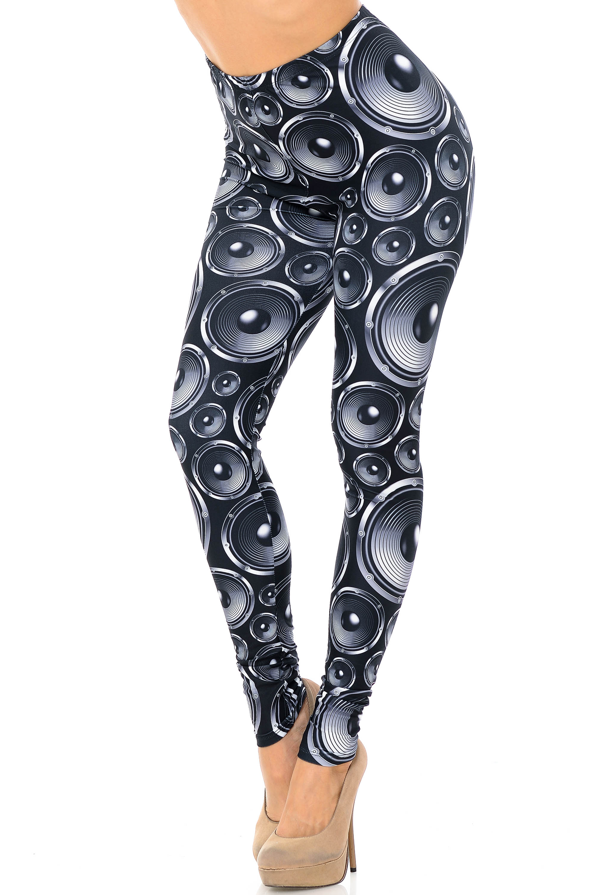 Wholesale Creamy Soft Speaker Leggings - USA Fashion