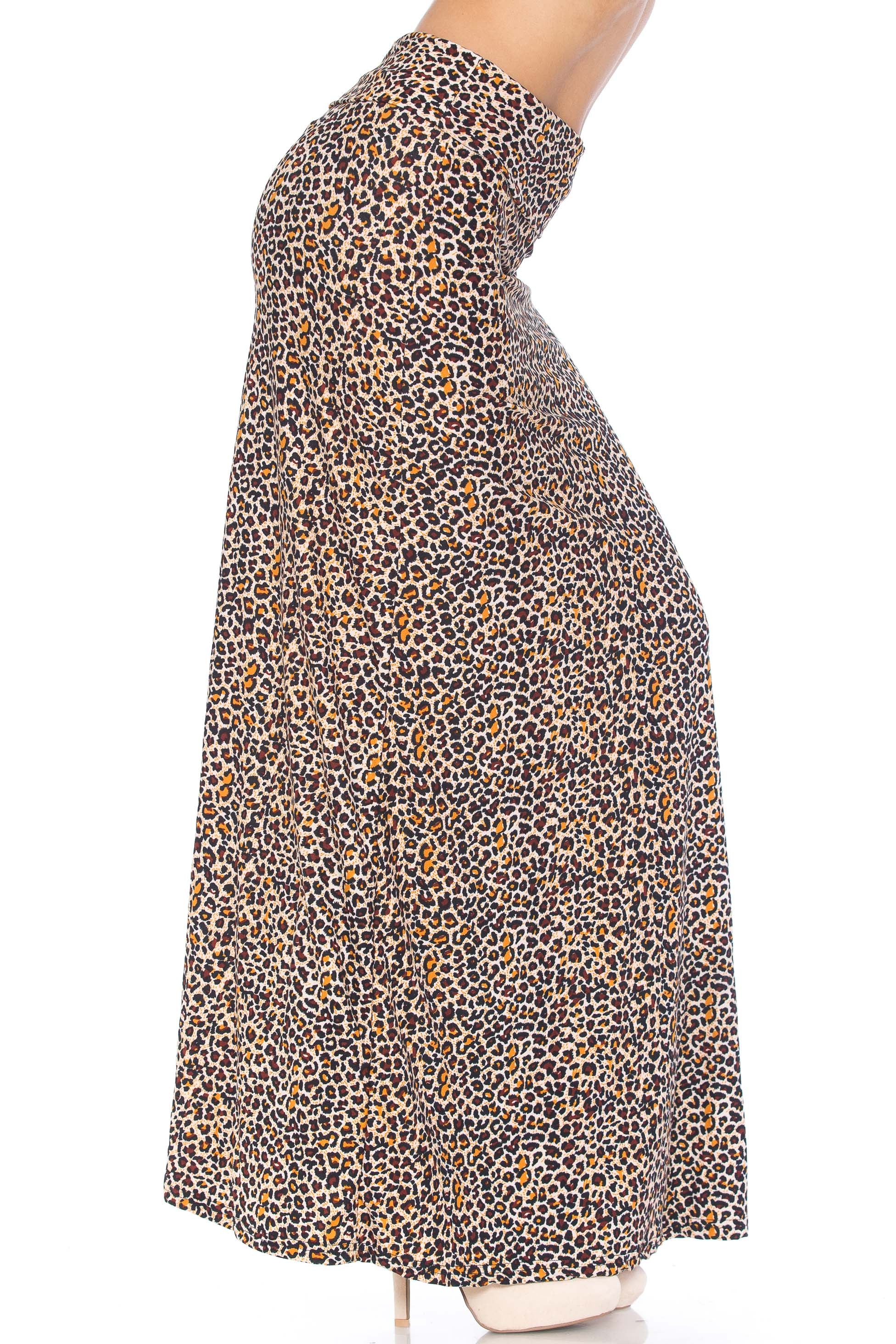Wholesale Buttery Smooth Savage Leopard Maxi Skirt