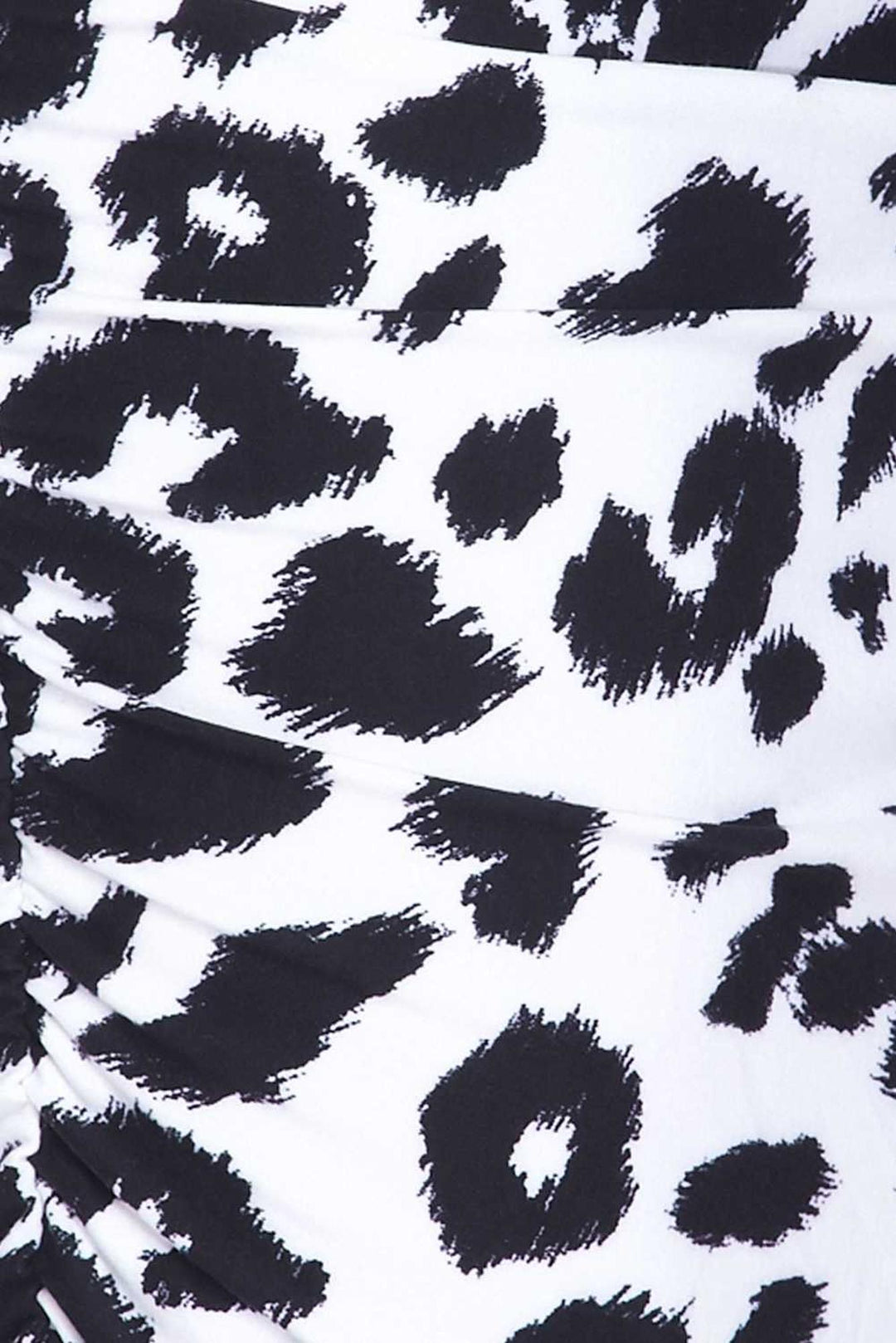 Wholesale Buttery Smooth Ivory Spotted Leopard Pencil Skirt