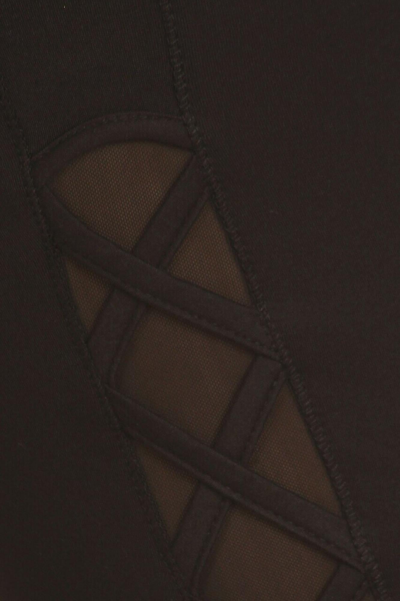 Wholesale Side Crisscross Mesh Sport Plus Size Leggings