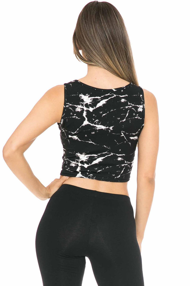 Wholesale Marble Sport Crop Top