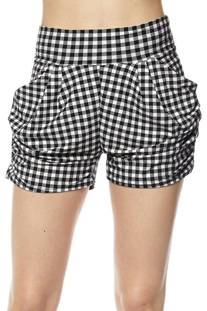 Wholesale Buttery Smooth Mini Squares Harem Shorts