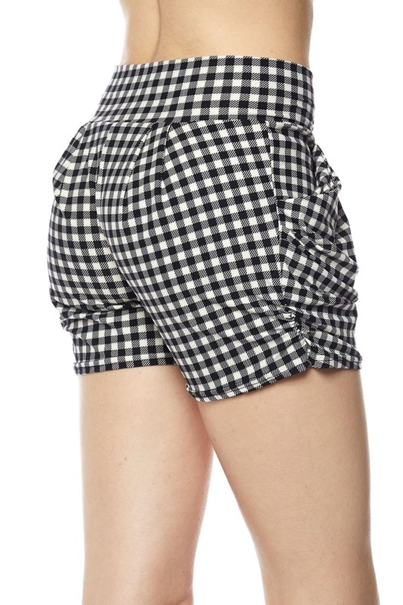 Wholesale Buttery Smooth Mini Squares Harem Shorts