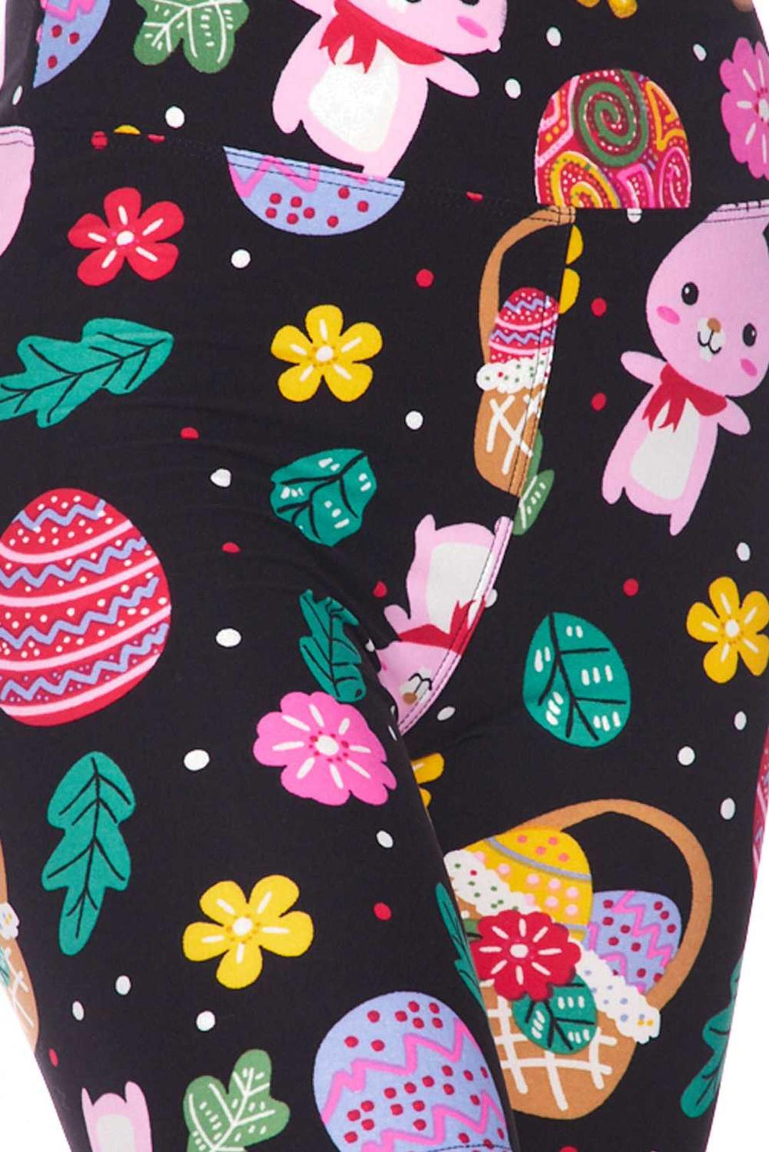 Wholesale Buttery Smooth Cute Bunnies and Easter Egg Shorts - 3 Inch