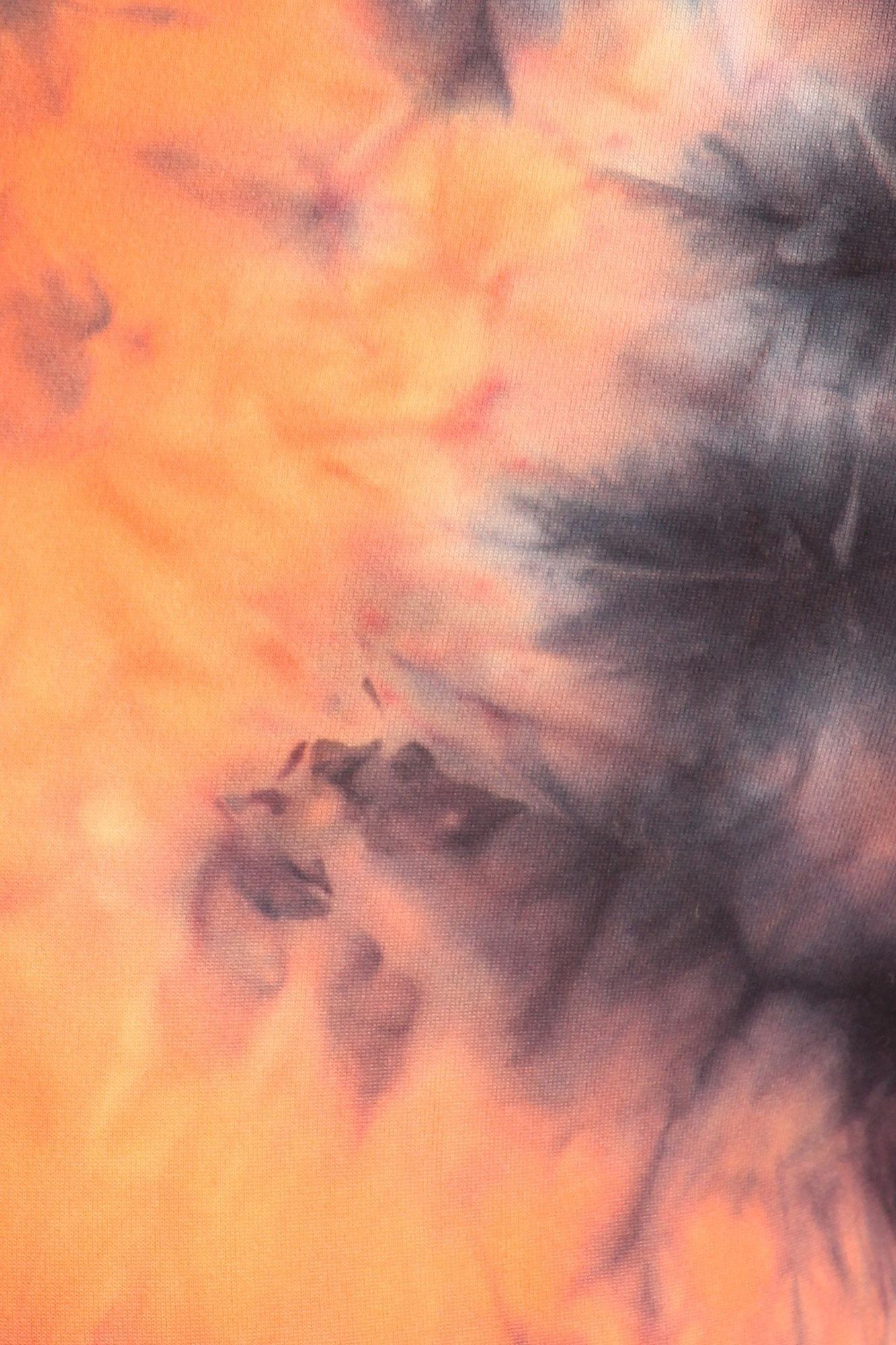 Wholesale Brushed Tie Dye High Waisted Biker Shorts