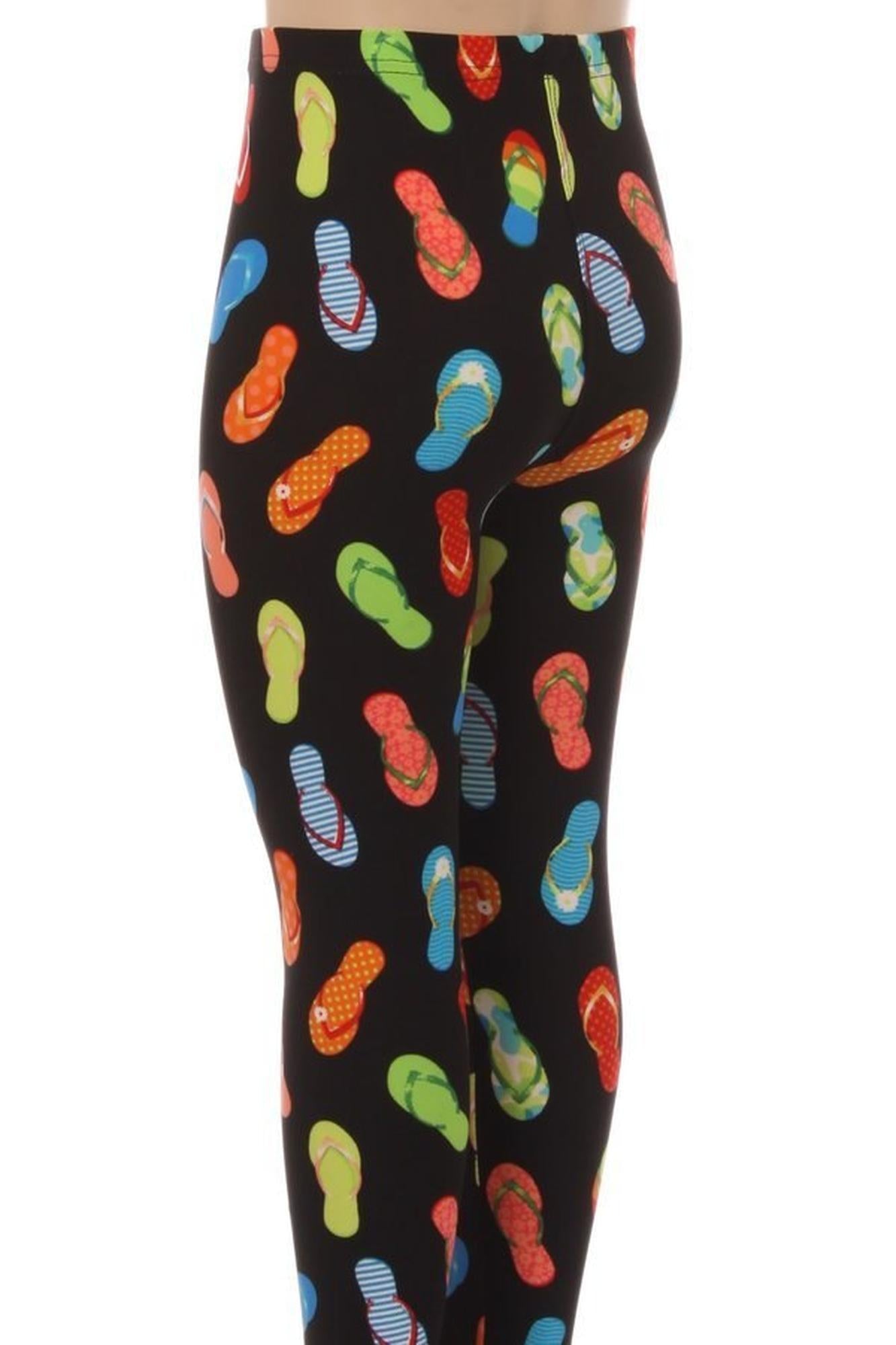 Wholesale Buttery Soft Summer Beach Sandals Kids Leggings