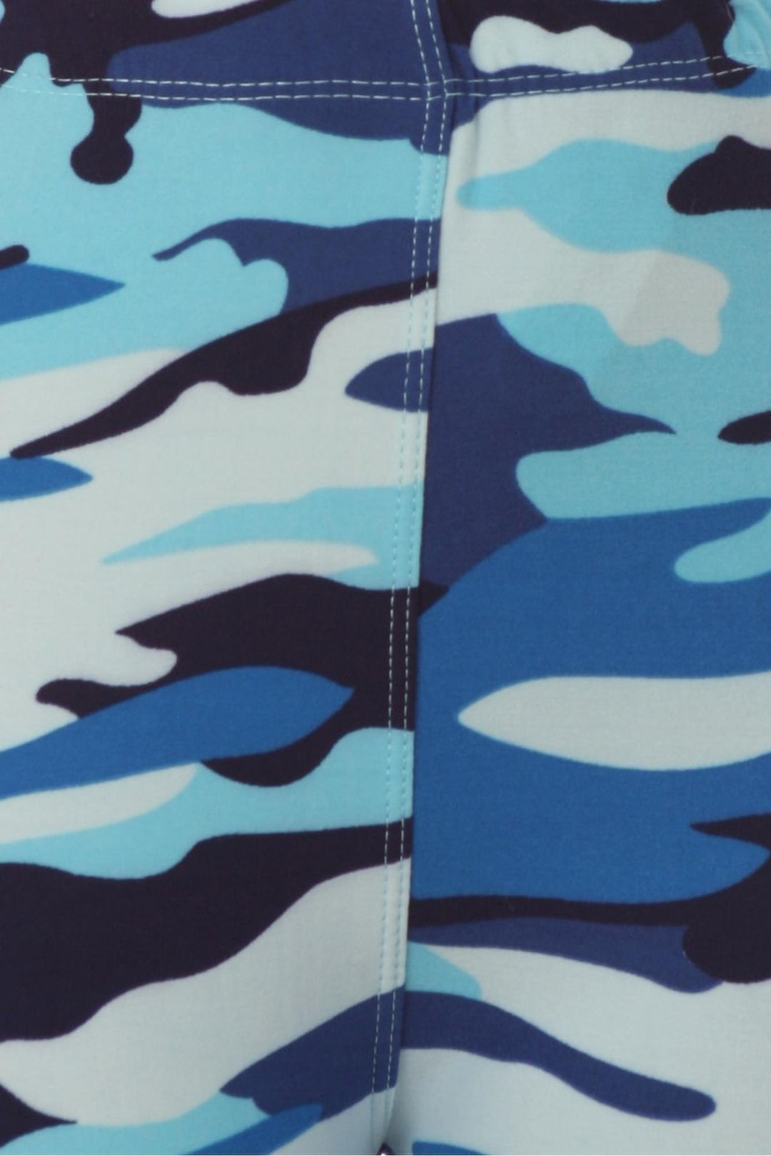 Wholesale Buttery Soft Blue Camouflage Kids Leggings - EEVEE