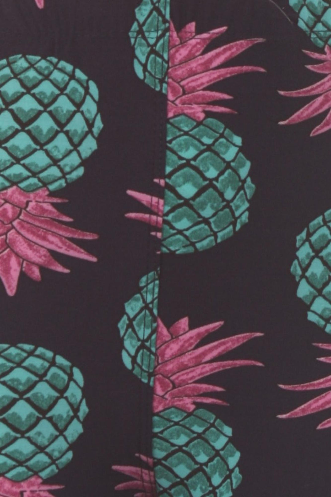 Wholesale Buttery Soft Teal Pineapple Kids Leggings - EEVEE