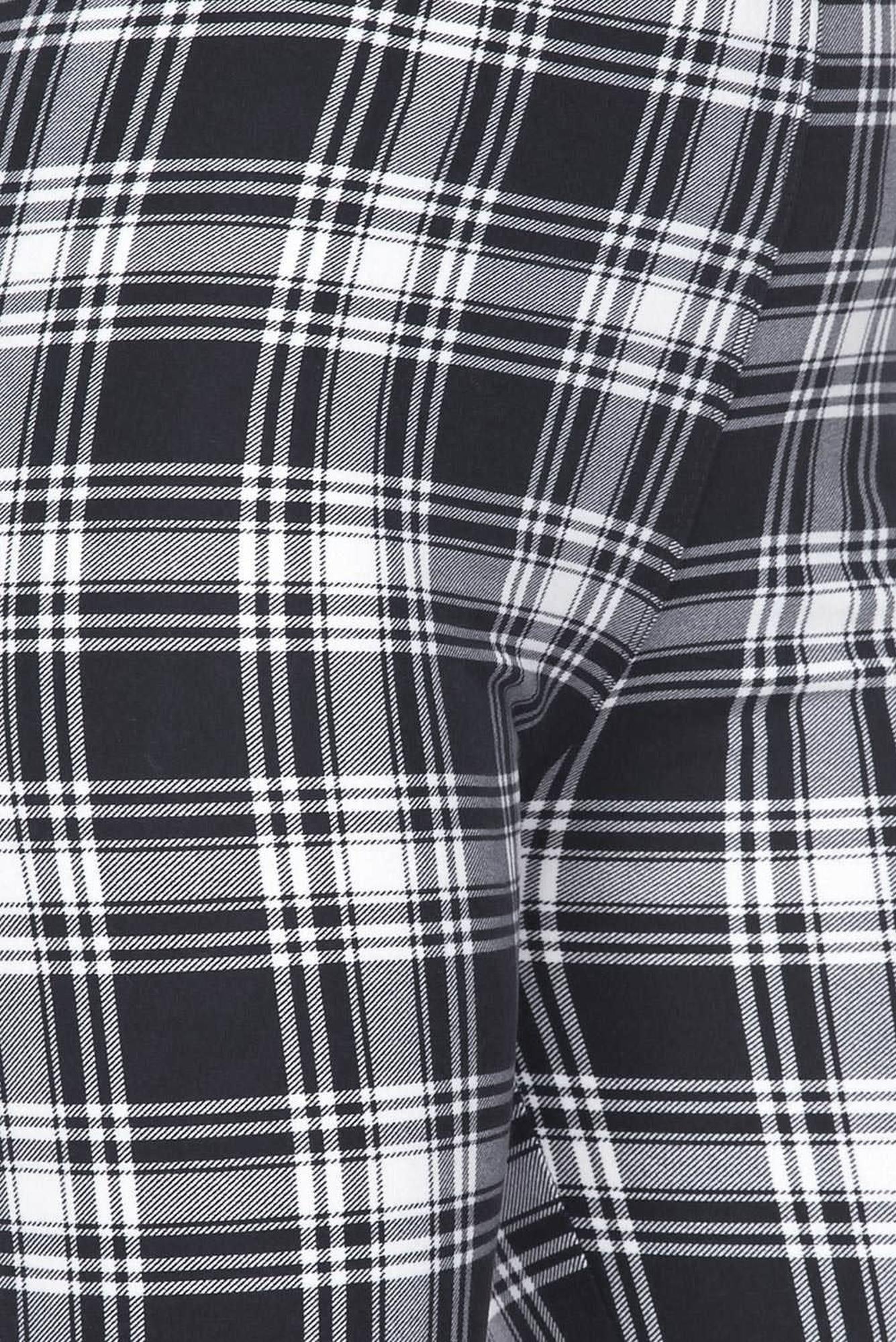 Wholesale Buttery Soft Monochrome Tartan Plaid Kids Leggings