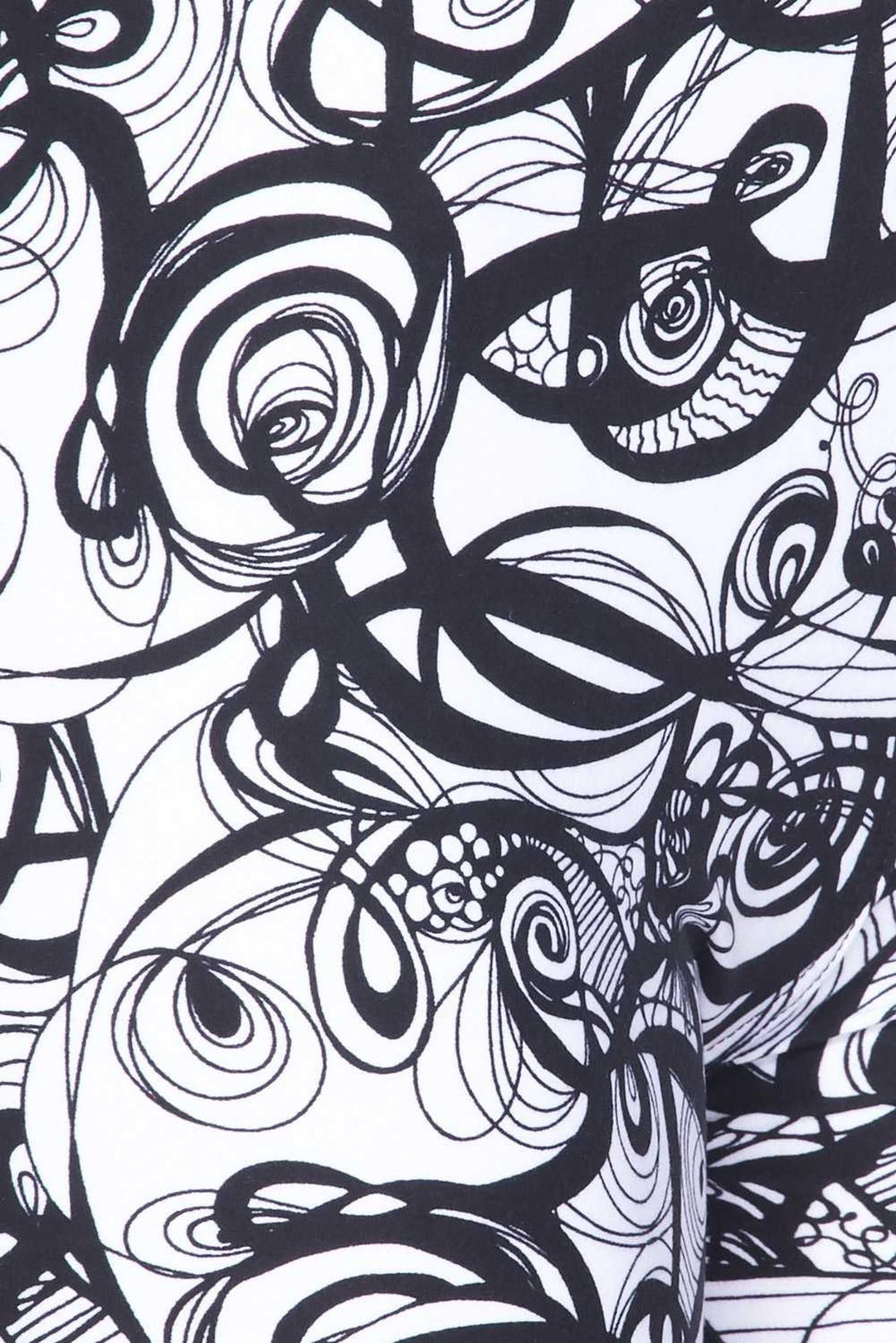 Wholesale Buttery Soft Elegant Abstract Swirly Kids Leggings