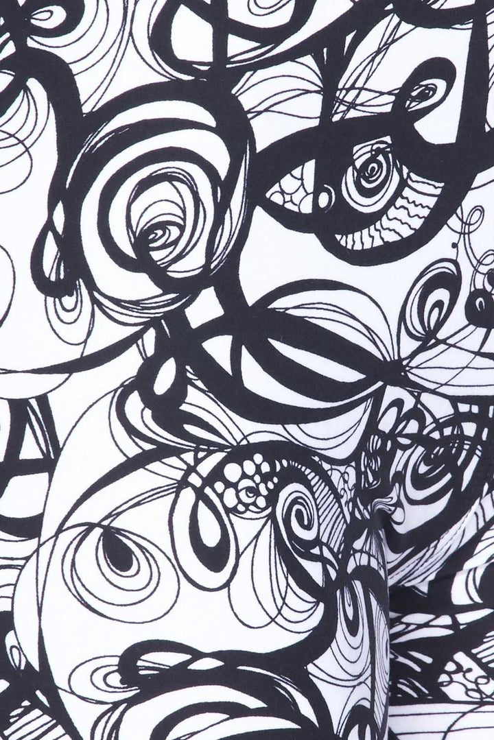 Wholesale Buttery Soft Elegant Abstract Swirly Kids Leggings