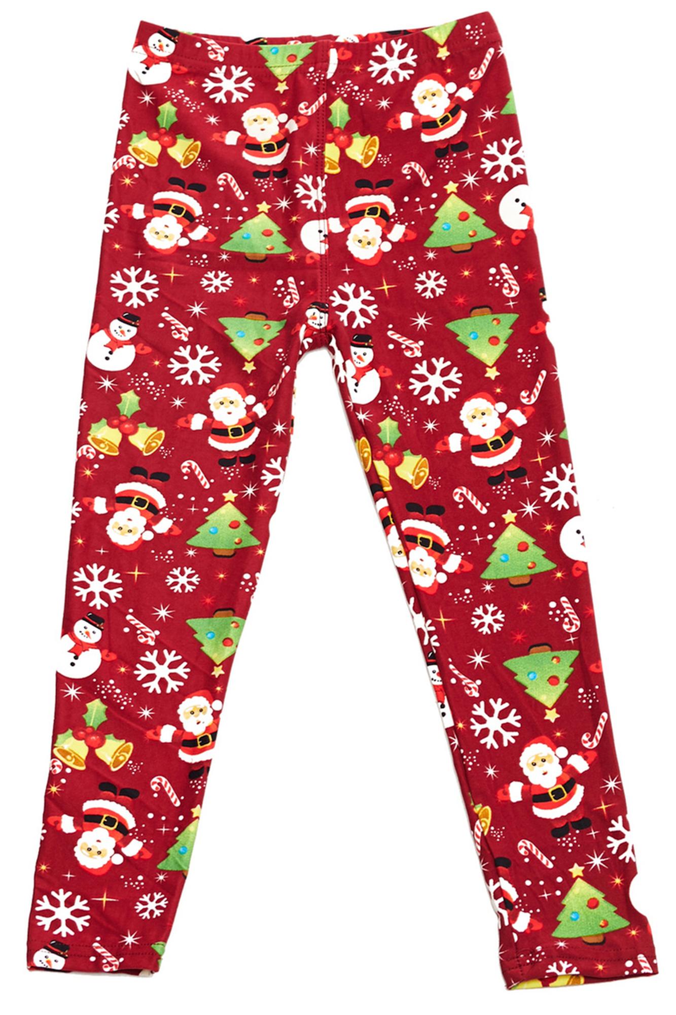 Wholesale Buttery Soft Christmas Delight Kids Leggings