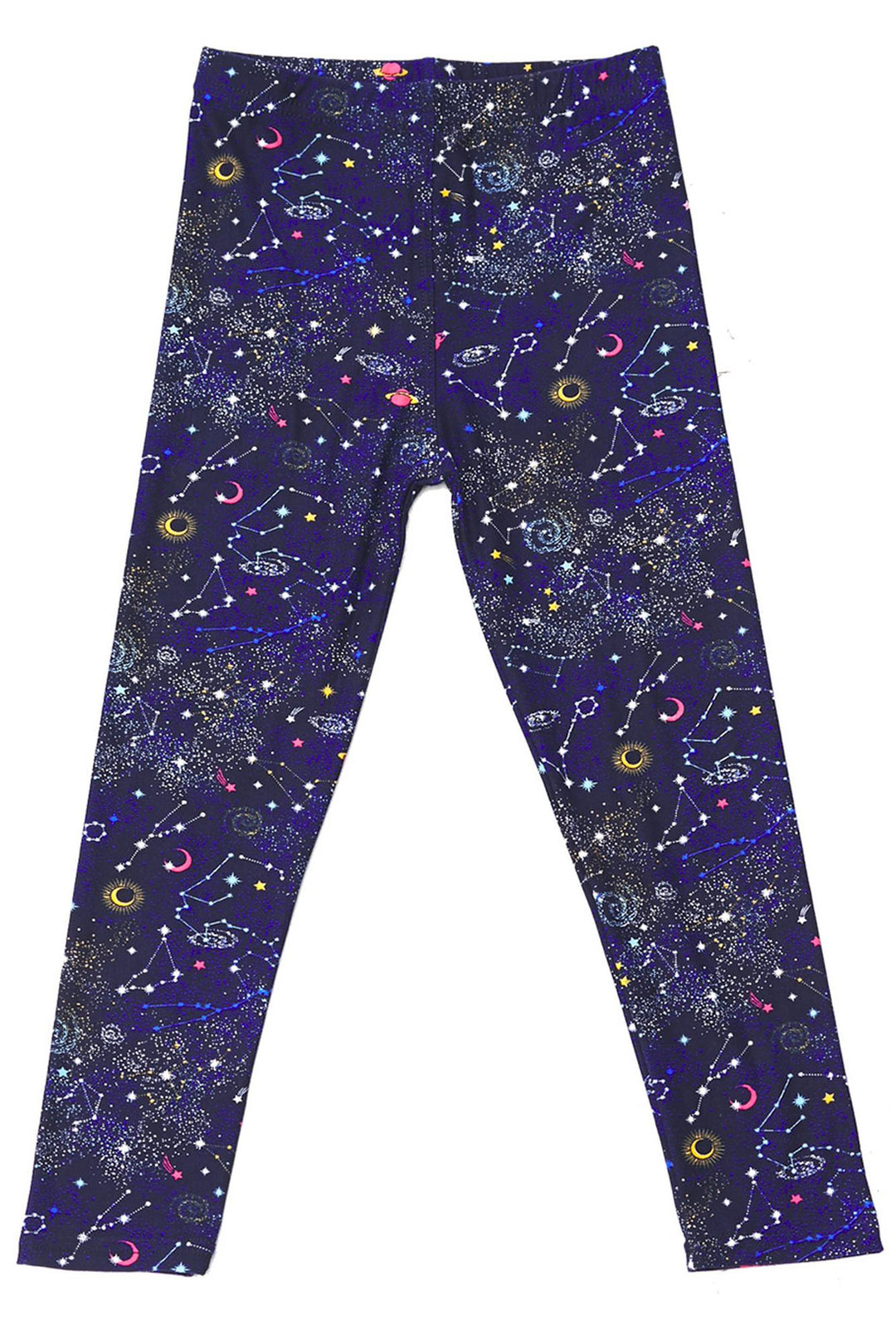 Wholesale Buttery Soft Space Constellation Kids Leggings