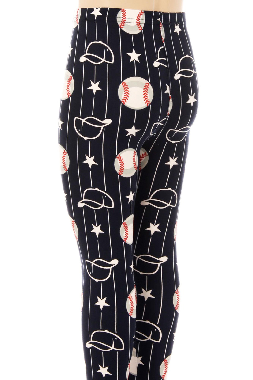 Wholesale Buttery Soft I Love Baseball Kids Leggings