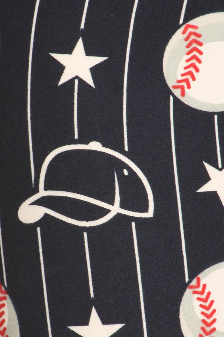 Wholesale Buttery Soft I Love Baseball Kids Leggings