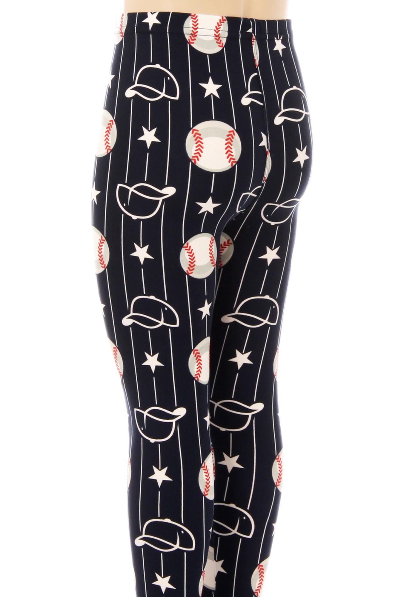 Wholesale Buttery Soft I Love Baseball Kids Leggings