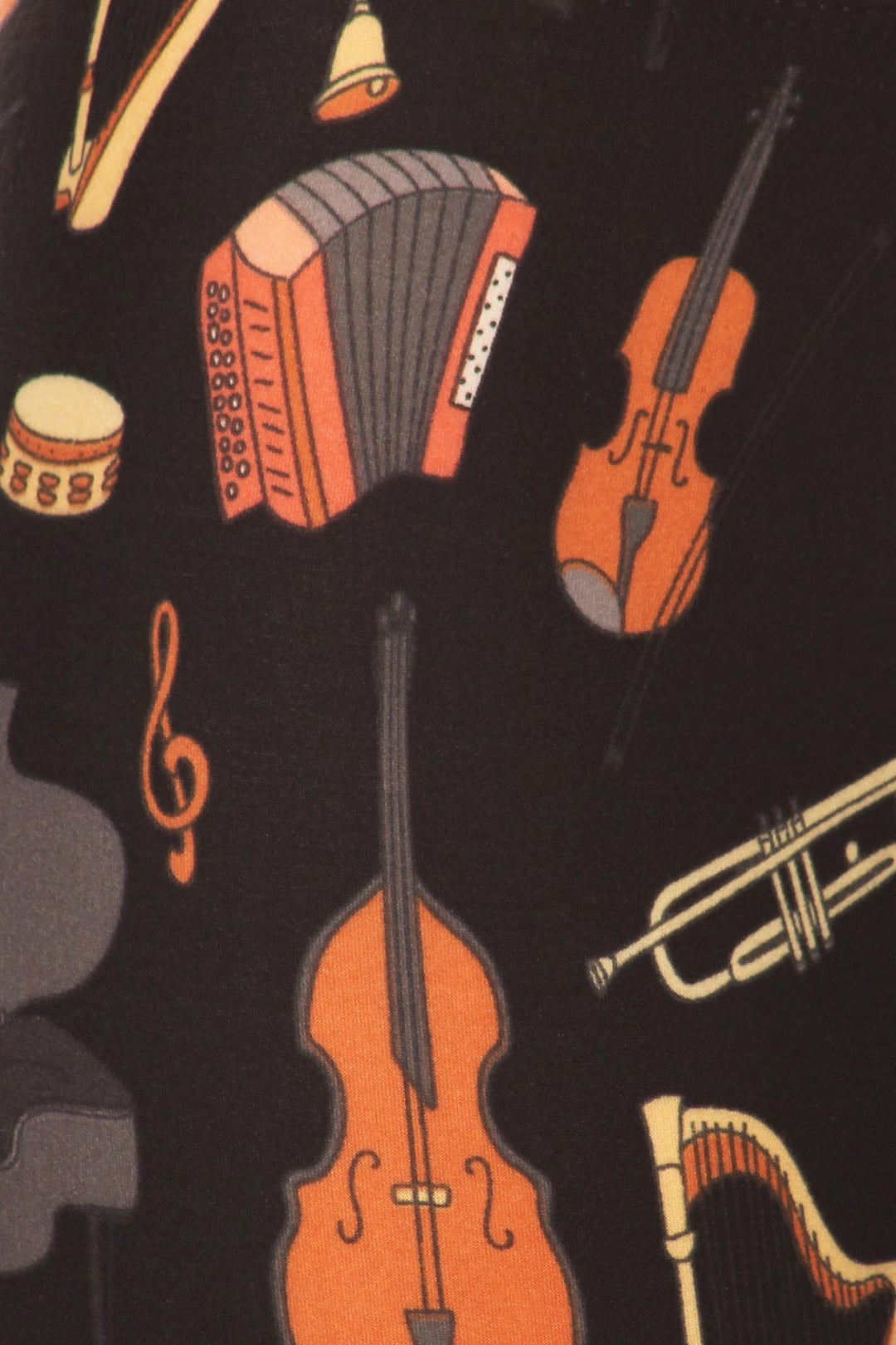 Wholesale Buttery Soft Musical Instrument Kids Leggings