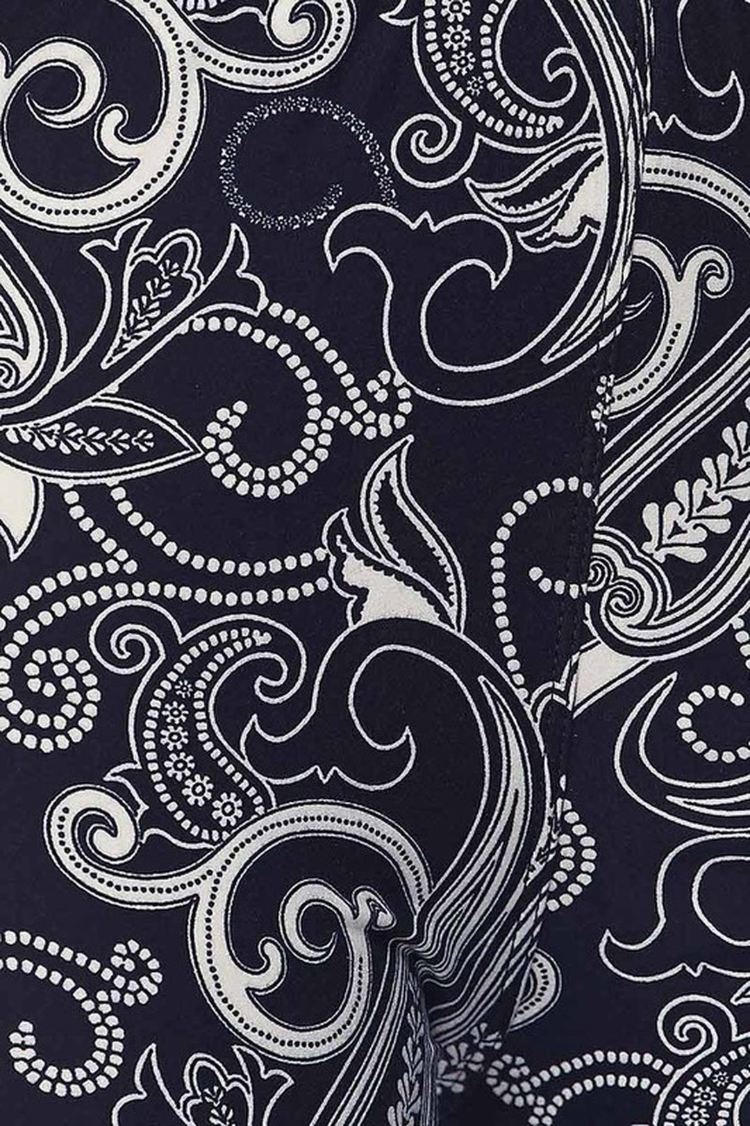 Wholesale Buttery Soft Navy Paisley Kids Leggings