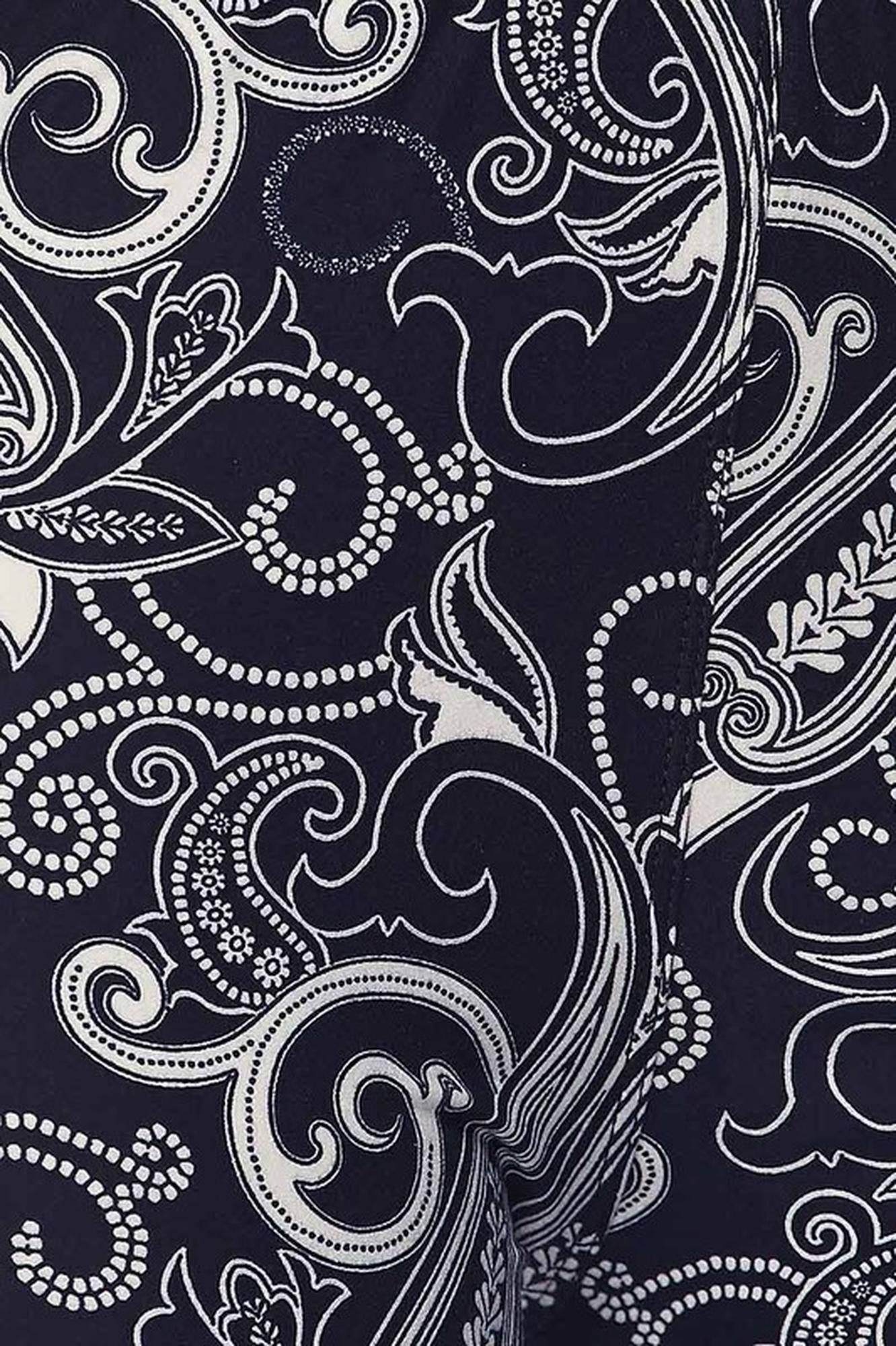 Wholesale Buttery Soft Navy Paisley Kids Leggings
