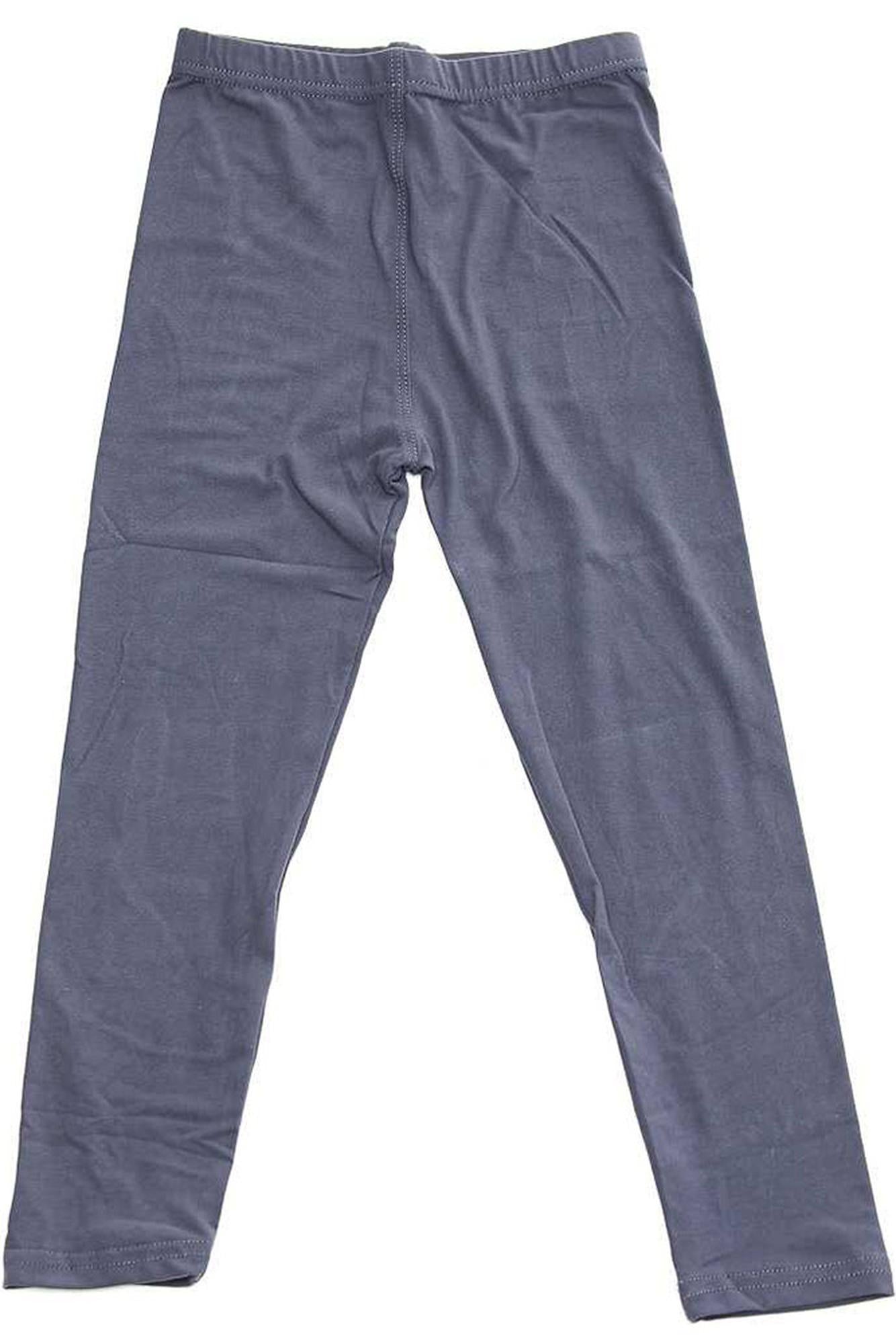 Wholesale Buttery Soft Solid Basic Kids Leggings - USA Fashion