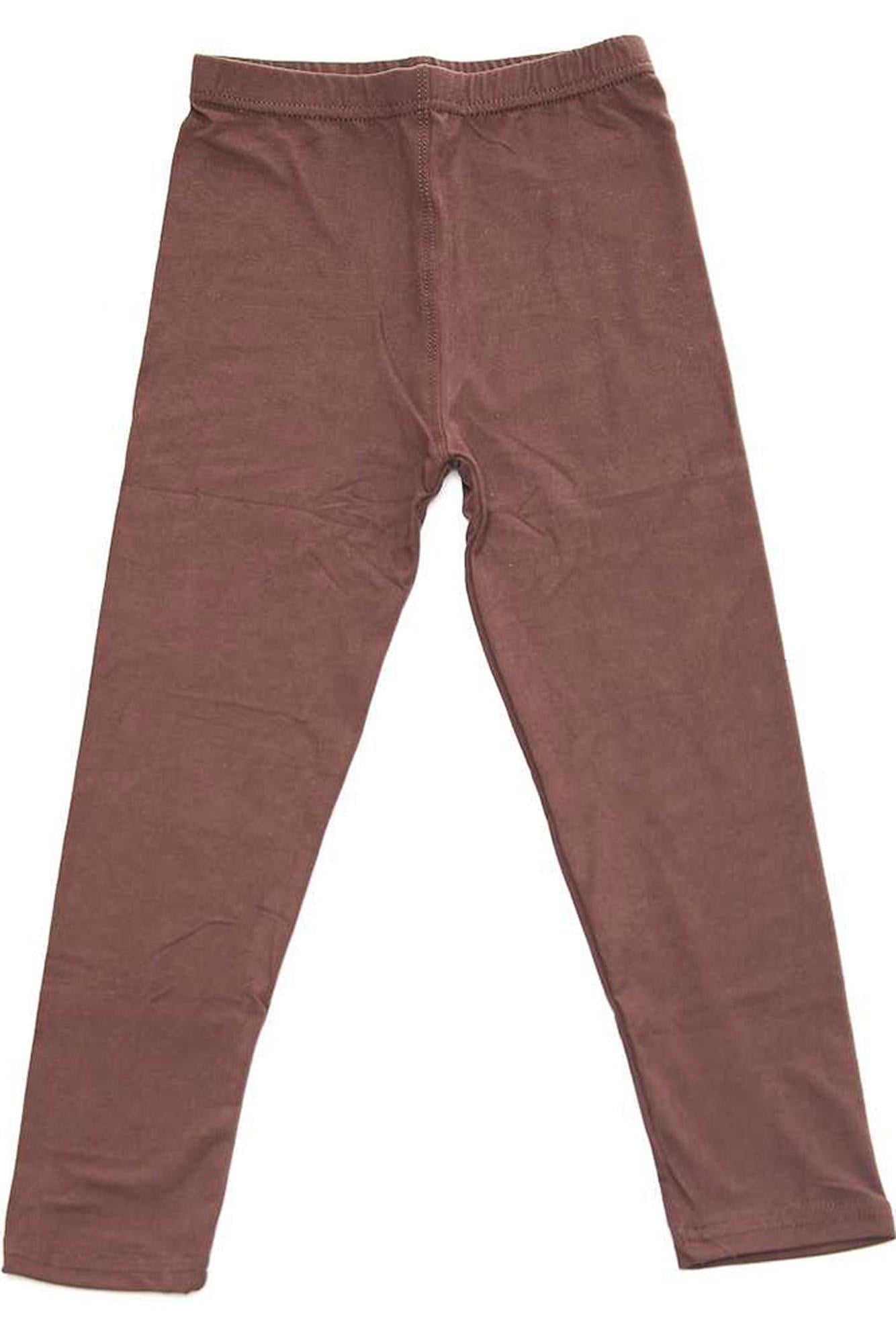 Wholesale Buttery Soft Solid Basic Kids Leggings - USA Fashion