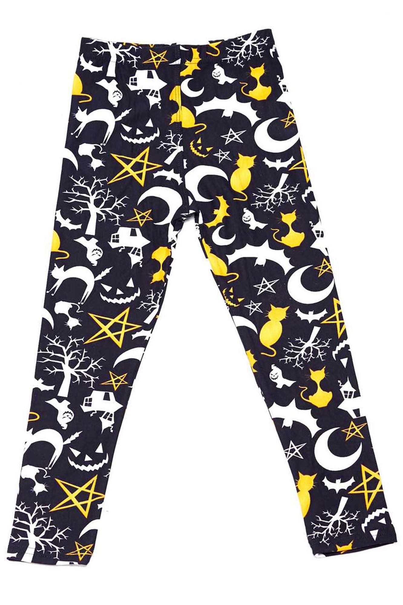 Wholesale Buttery Soft Happy Halloween Kids Leggings