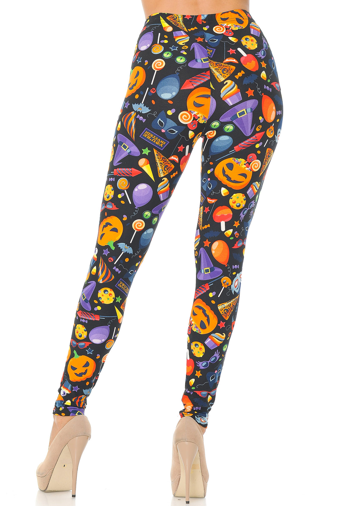 Wholesale Buttery Soft Halloween Medley Kids Leggings