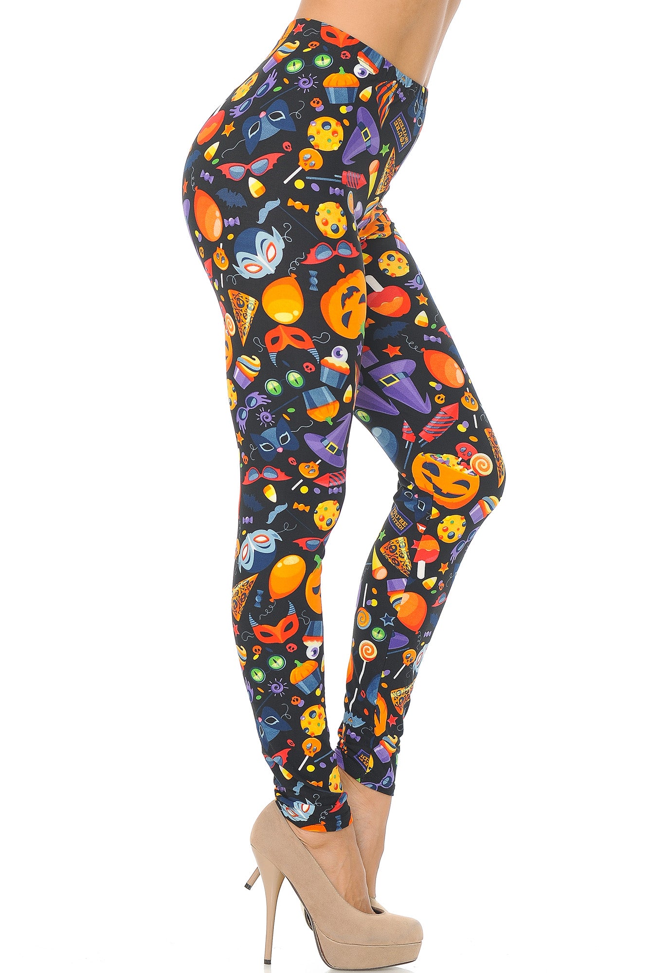 Wholesale Buttery Soft Halloween Medley Kids Leggings
