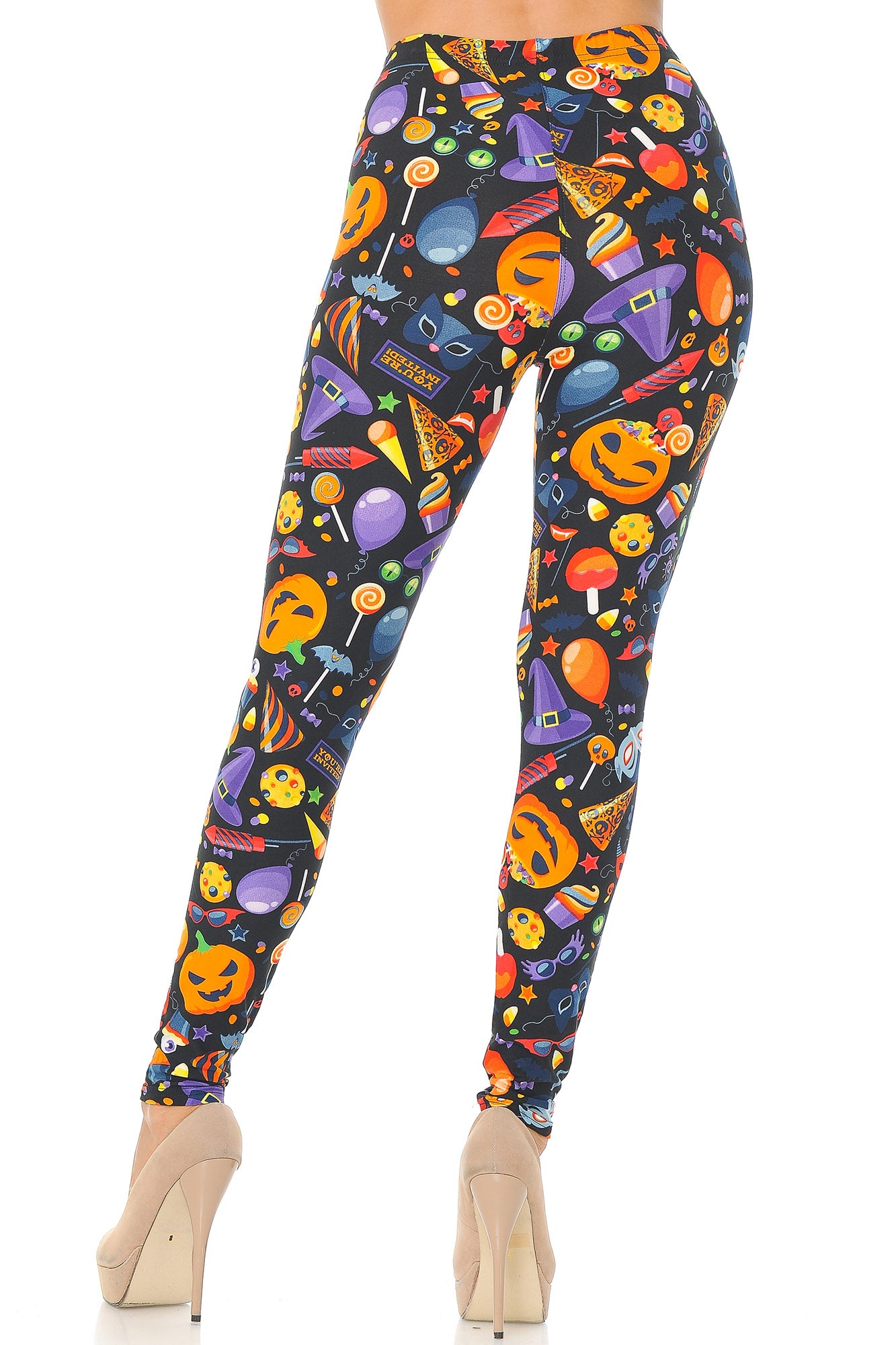 Wholesale Buttery Soft Halloween Medley Kids Leggings