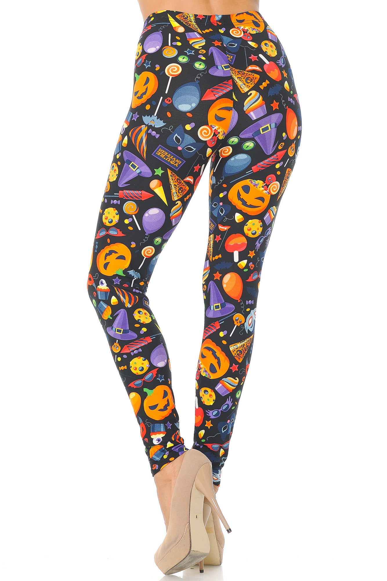 Wholesale Buttery Soft Halloween Medley Kids Leggings