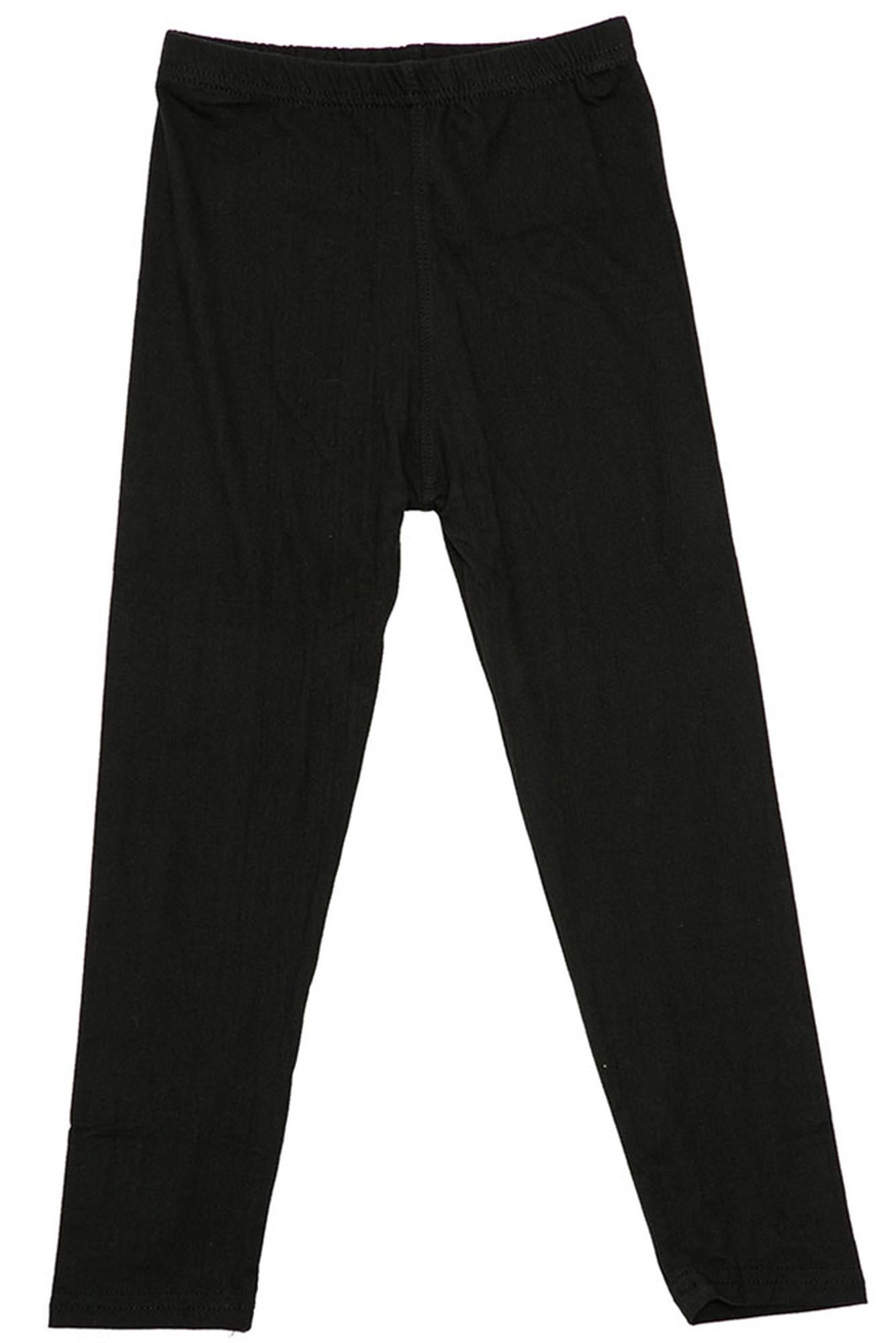 Wholesale Buttery Soft Solid Basic Kids Leggings