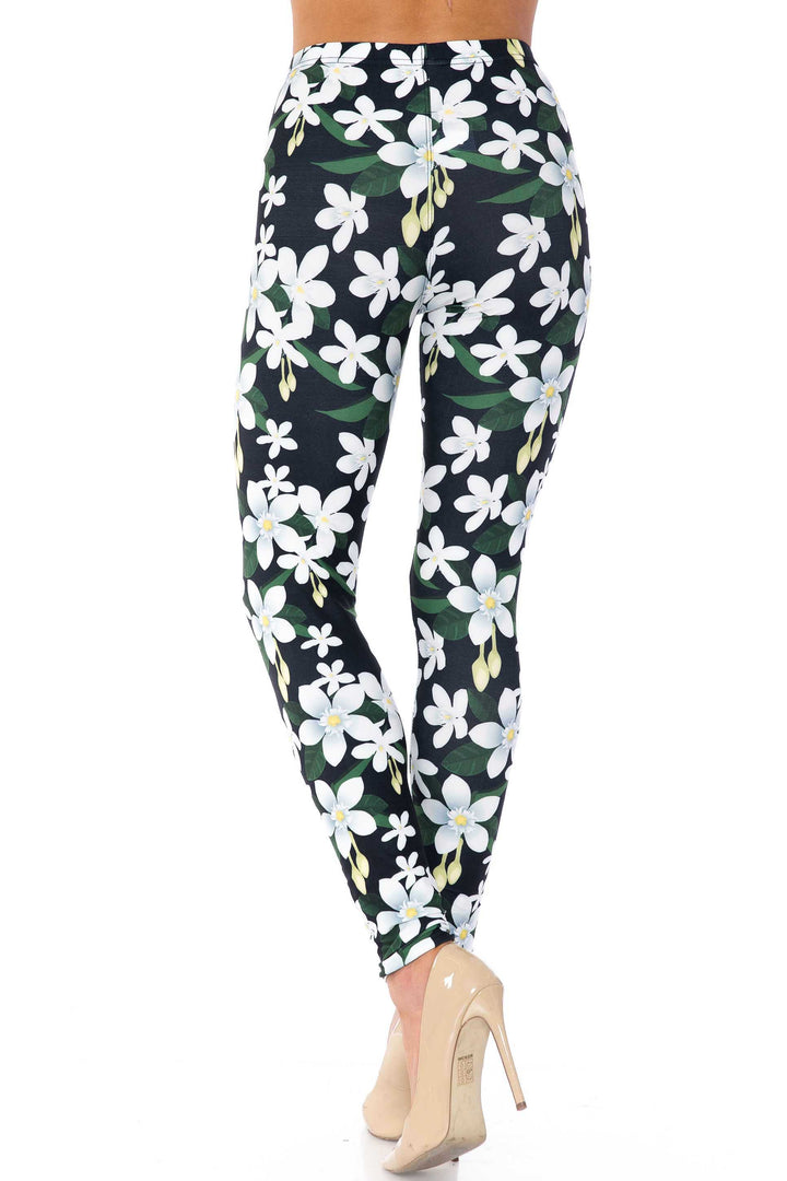 Wholesale Creamy Soft Daisy Bloom Kids Leggings - USA Fashion