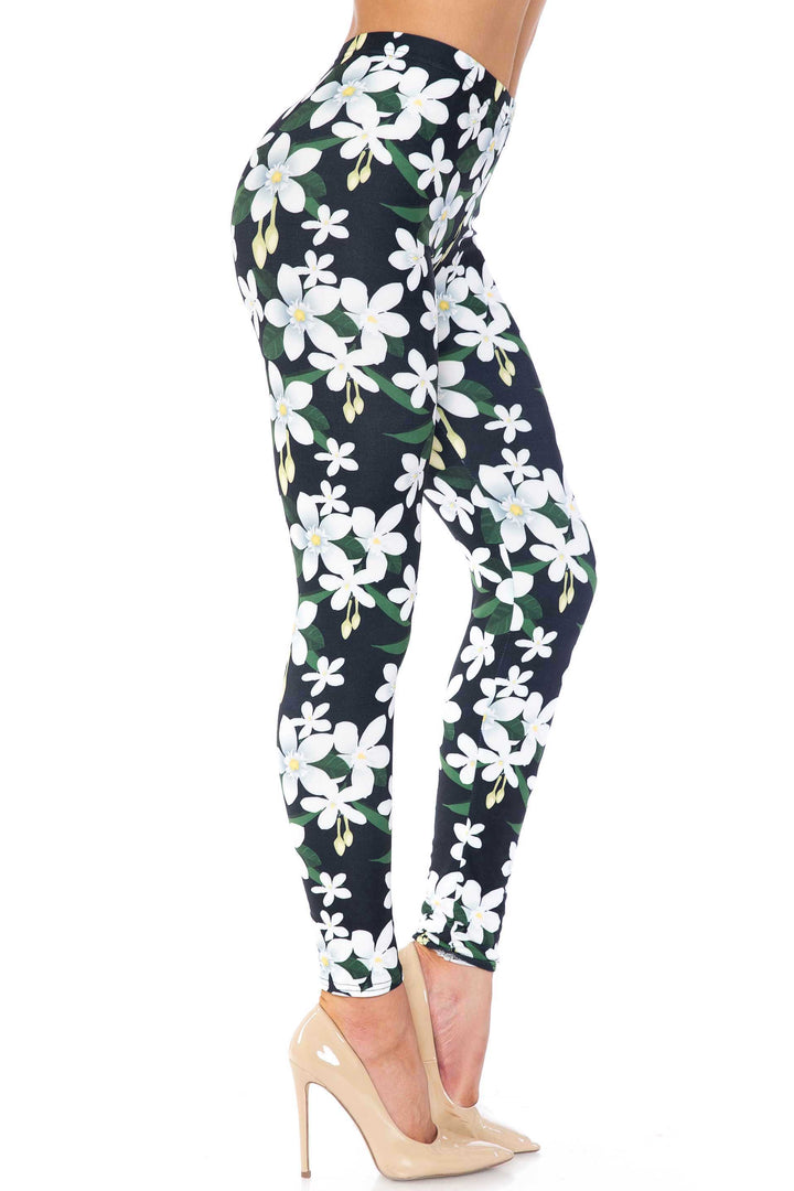 Wholesale Creamy Soft Daisy Bloom Kids Leggings - USA Fashion